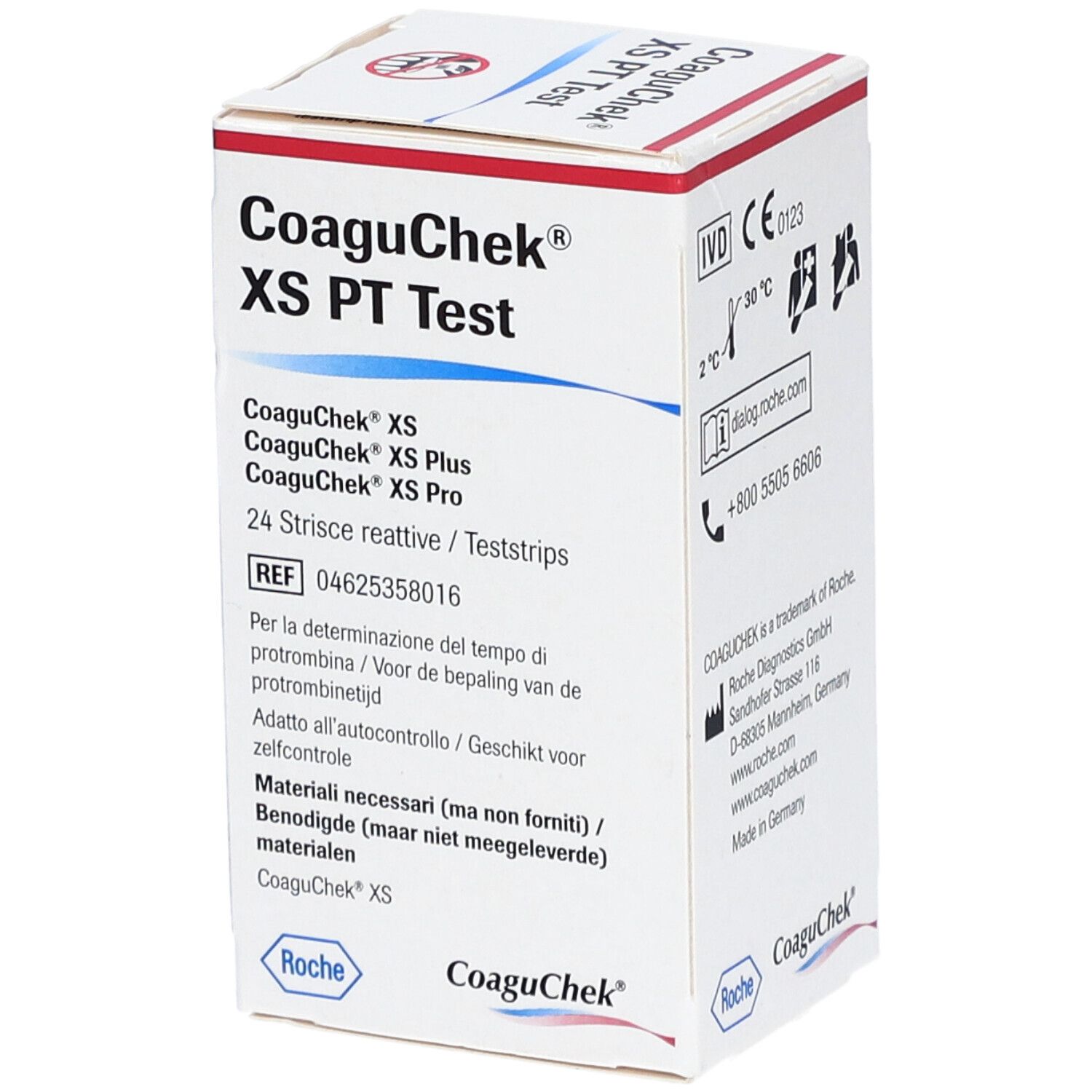 Coaguchek XS PT Bandelettes de test 24