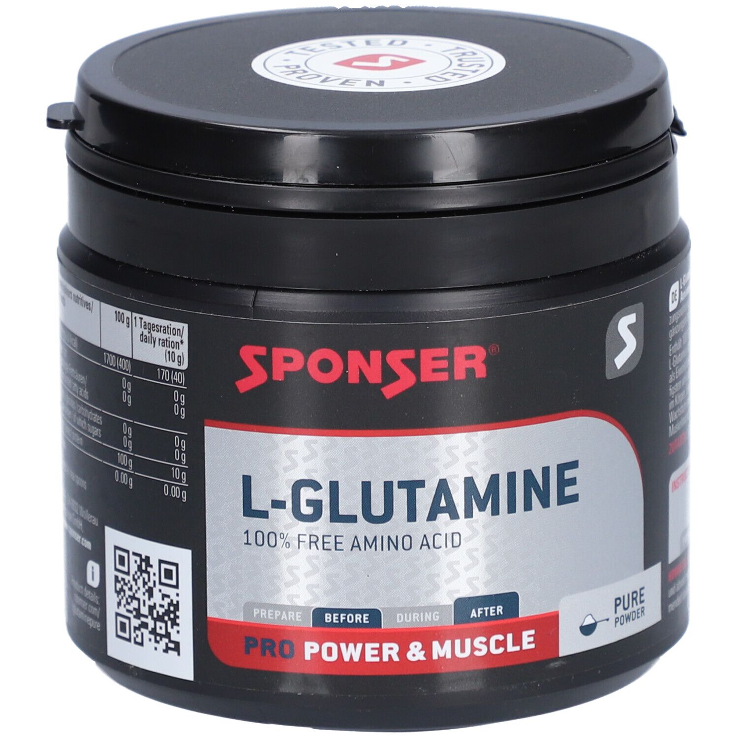 Sponser L-Glutamin 100% Pure Neutral