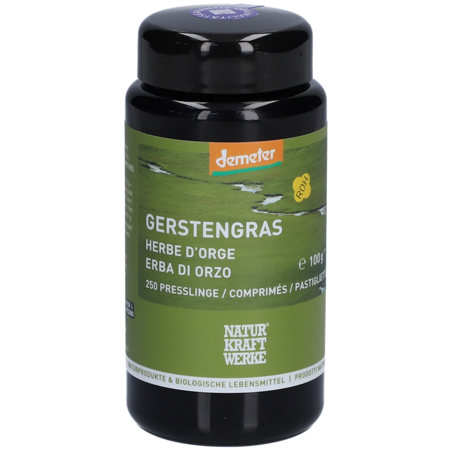 Naturkraftwerke Herbe d'orge Pressée