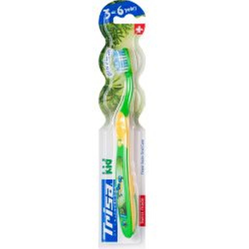 Trisa brosses à dents pour enfant 3-6 ans duo