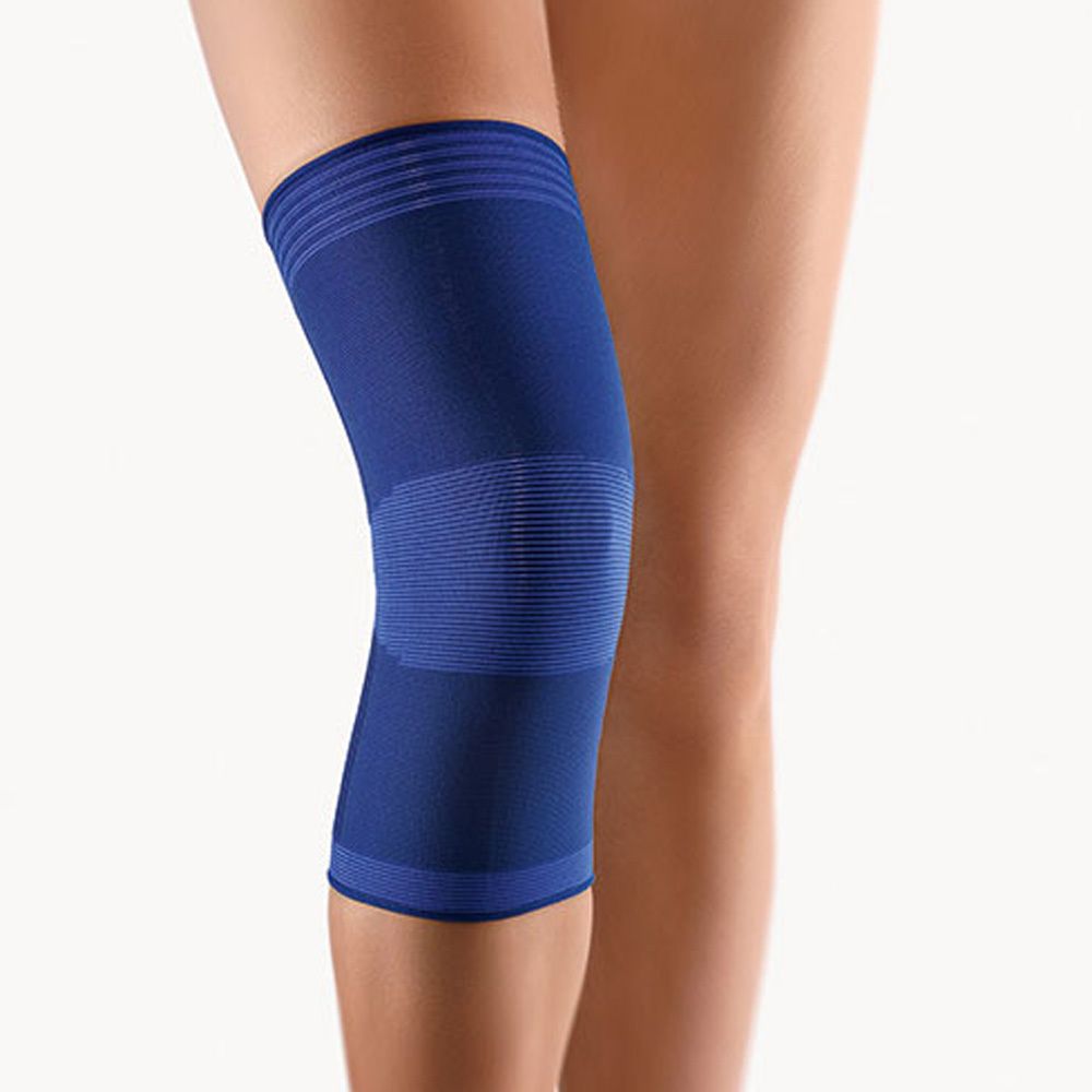 Bort Zweizug Kniestütze Größe M 37 cm blau