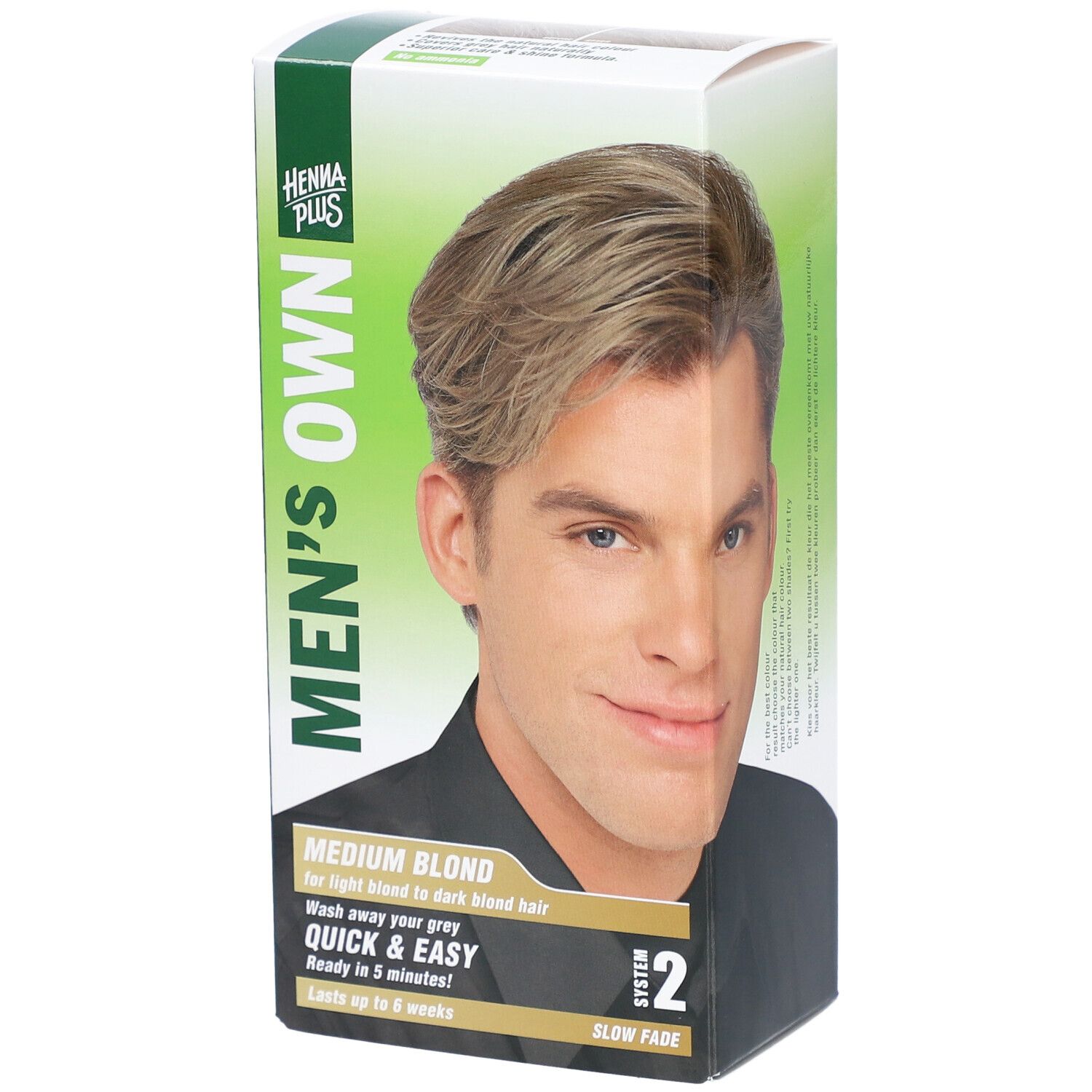 Henna Plus Mens Own blond moyen