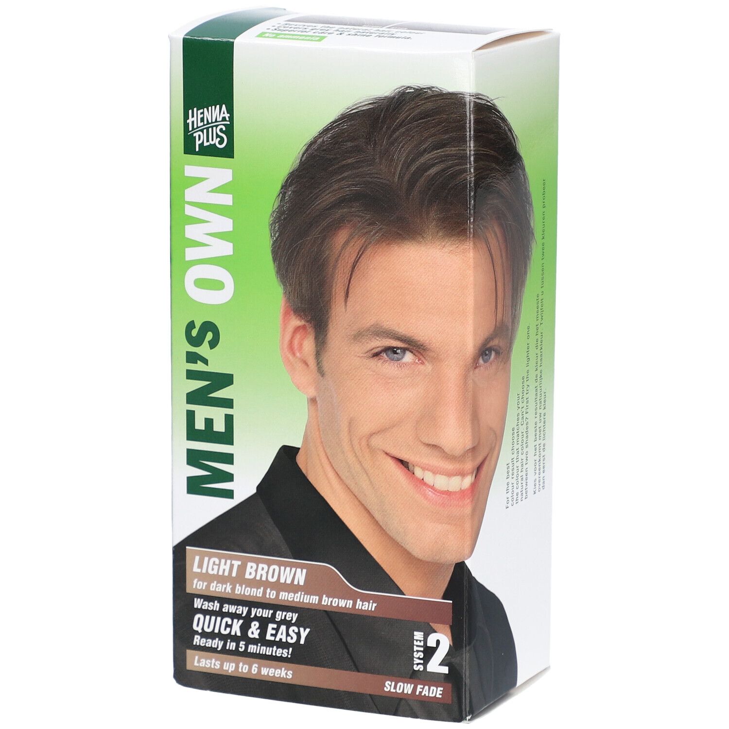 Henna Plus Mens Own Syst2 brun clair
