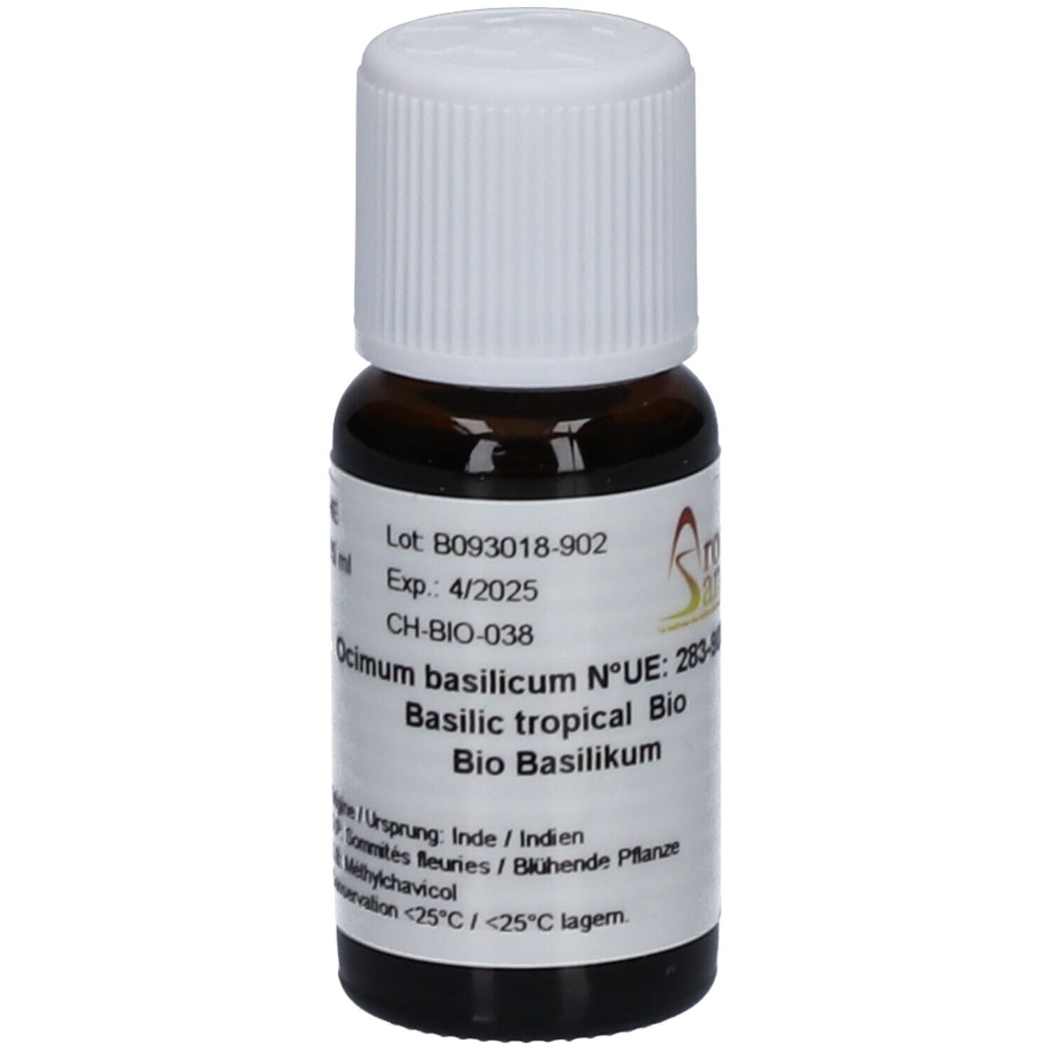 Aromasan Huile essentielle de basilic bio