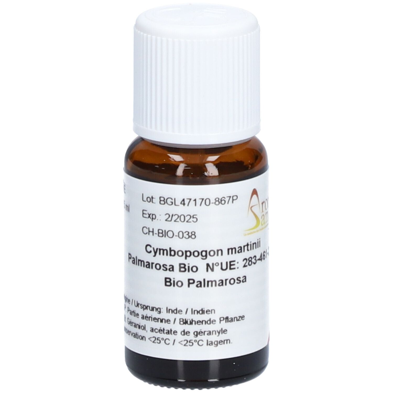 Aromasan Palmarosa Äth/Öl in Schachtel Bio 15 ml Ätherisches Öl