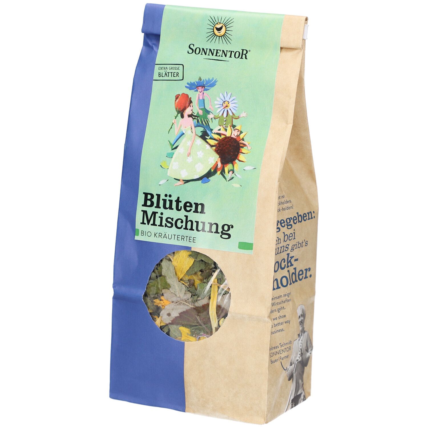 Sonnentor Blütenmischung bio - Kräutertee aus bunten Pflanzen und Blüten