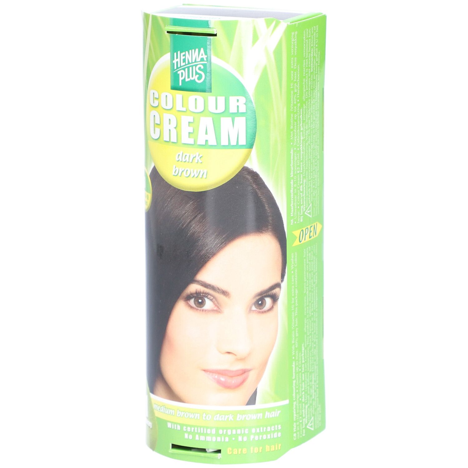 Henna Plus Colour Cream Teinture pour cheveux Châtain foncé