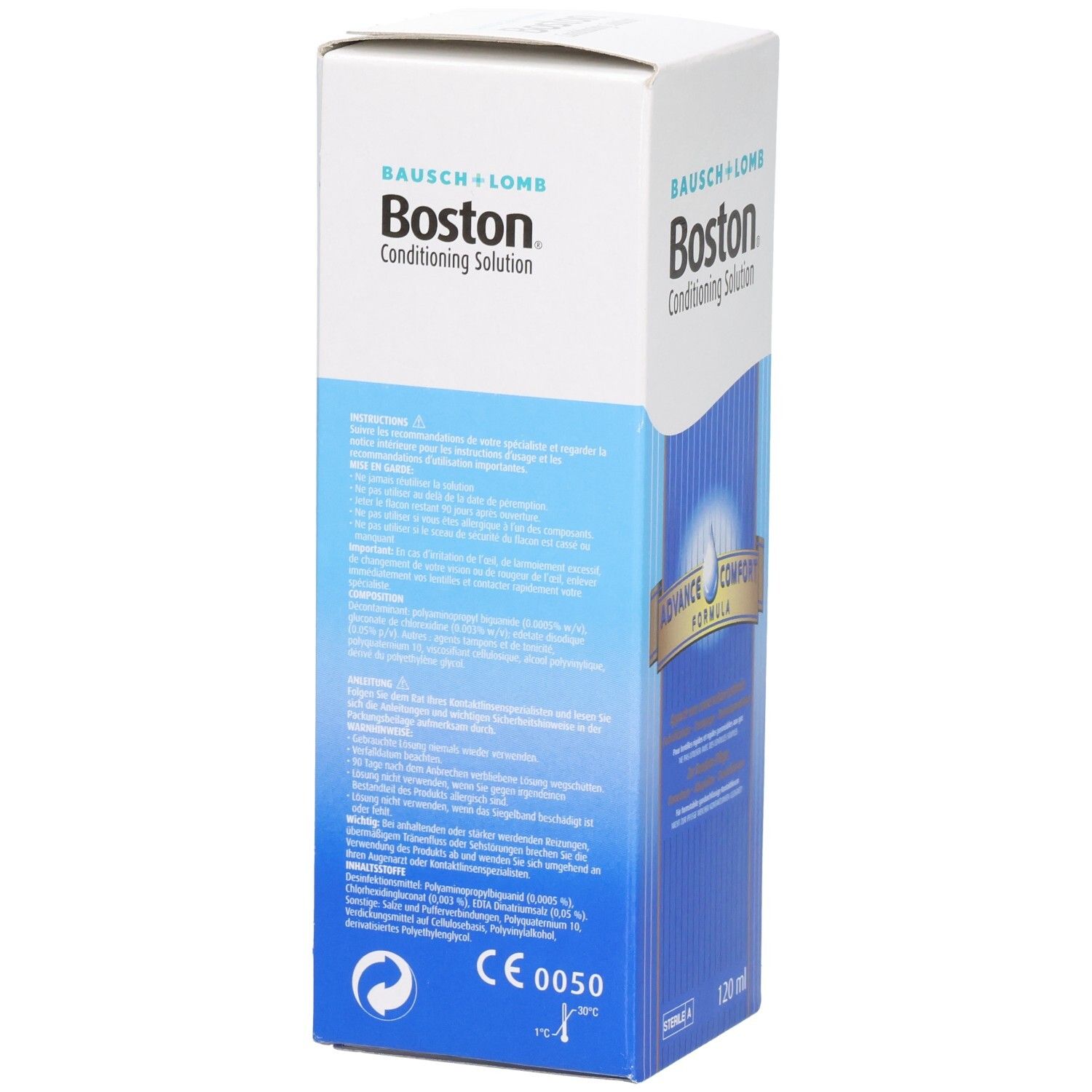 Bausch + Lomb Boston Conditioning Solution Kontaktlinsenpflegebehälter, 120ml.