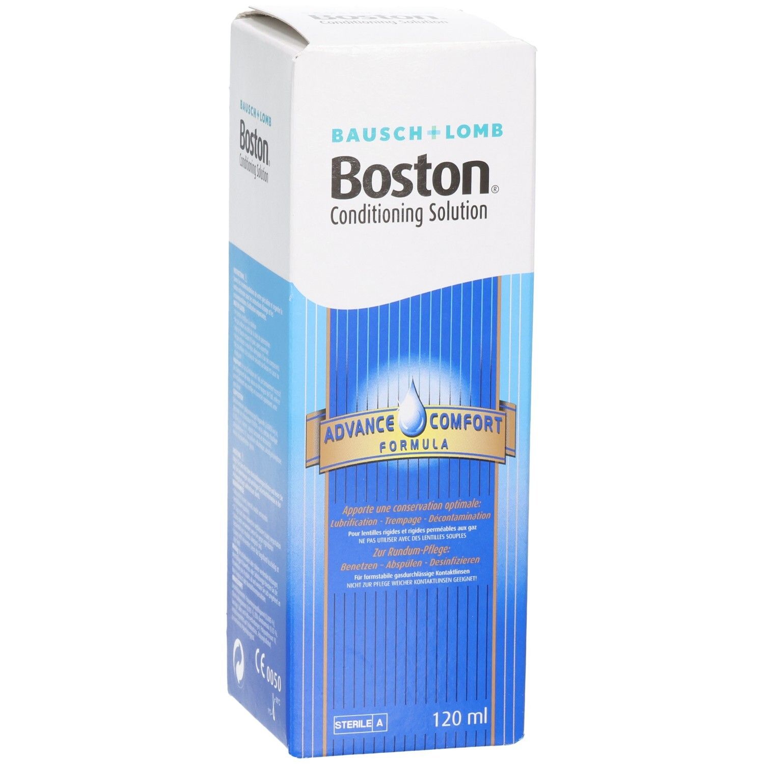 Boston Conditioning Solution von Bausch + Lomb, 120 ml. Advance Comfort Formula.