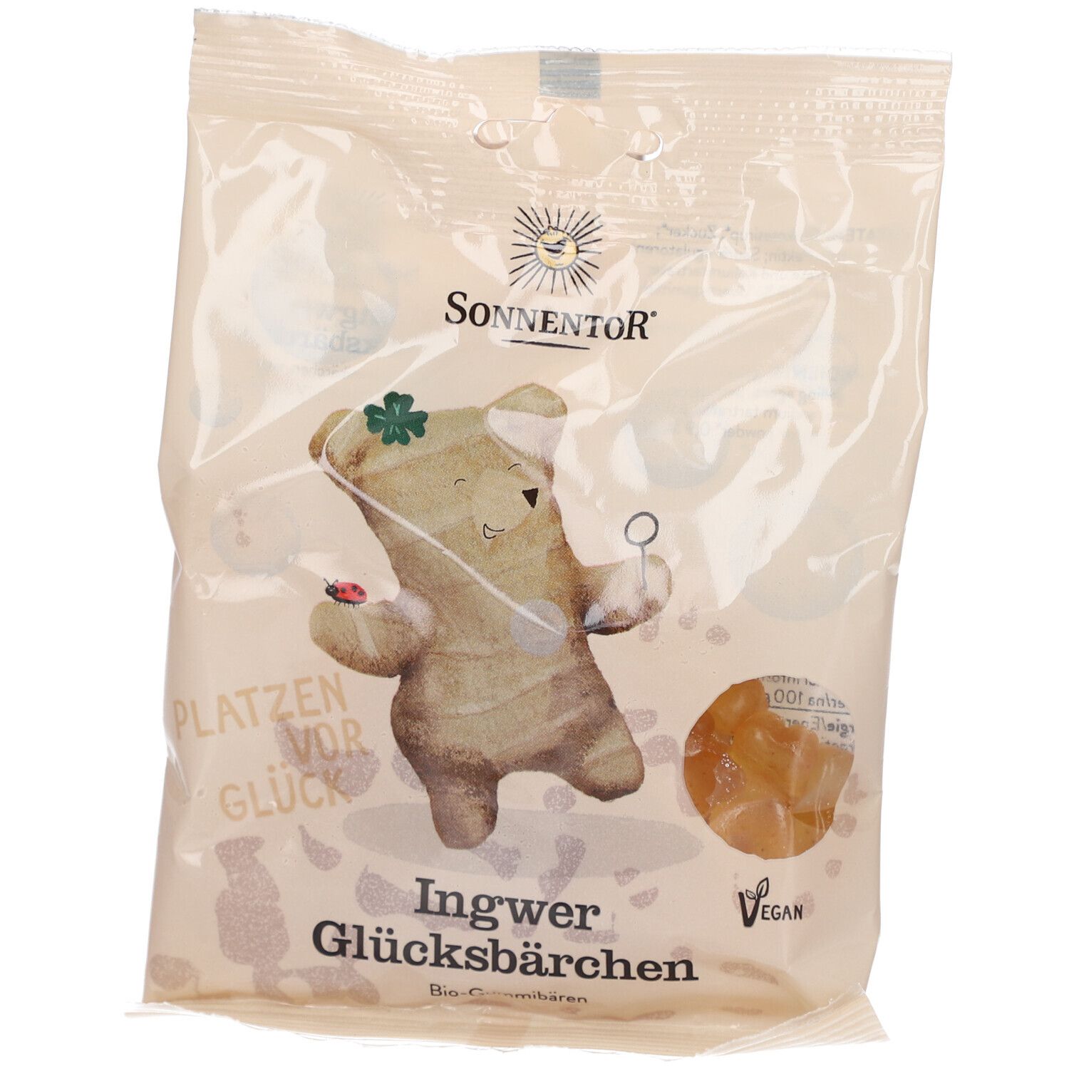 Sonnentor Bio-Ingwer-Bärchen - Vegane Bonbons