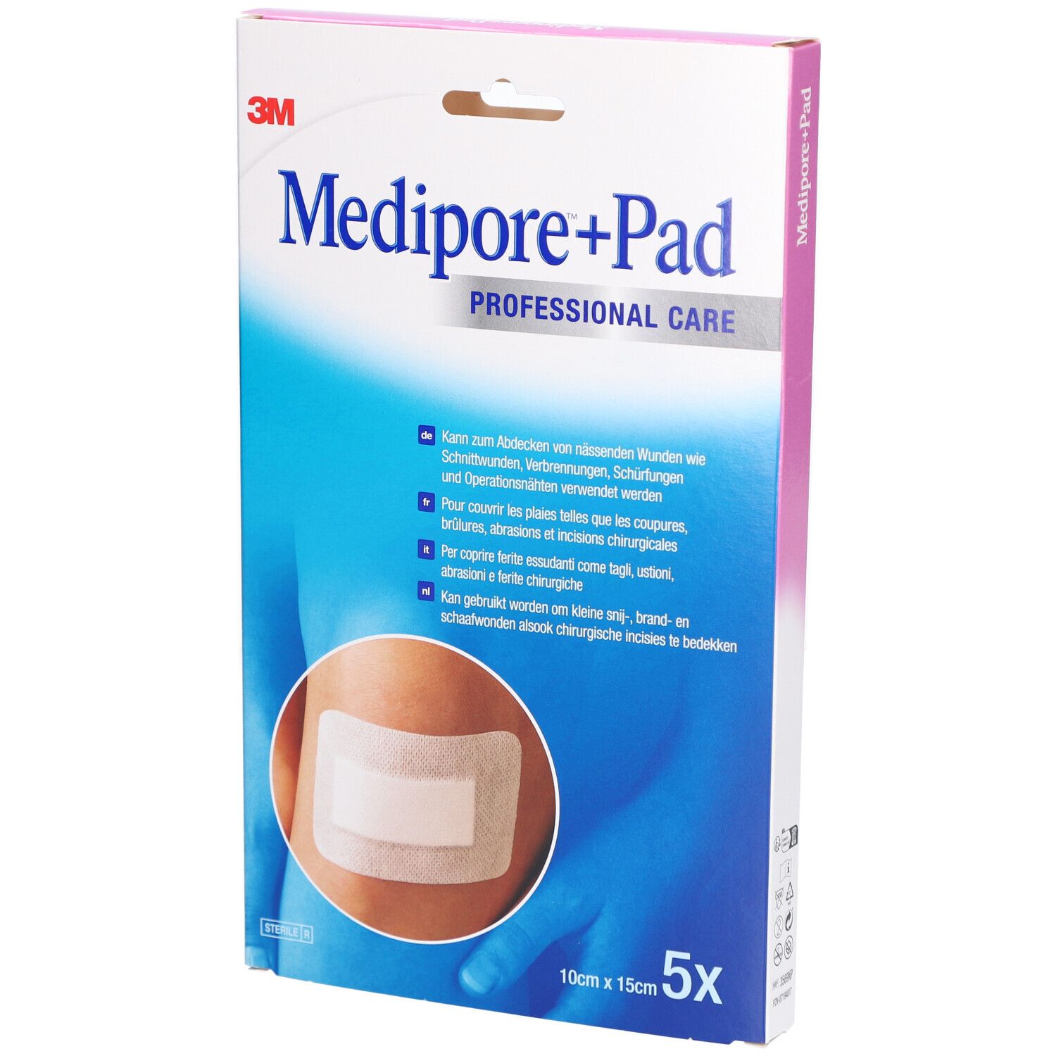 3M Medipore+Pad Heftpflaster mit Saugkompresse 10 x 15 cm