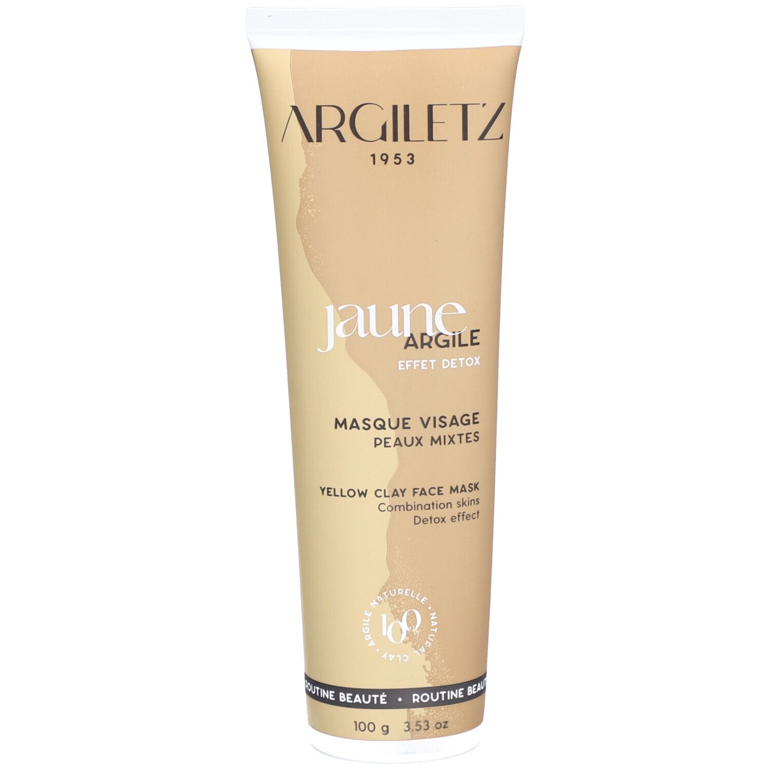Argiletz Masque argile jaune visage