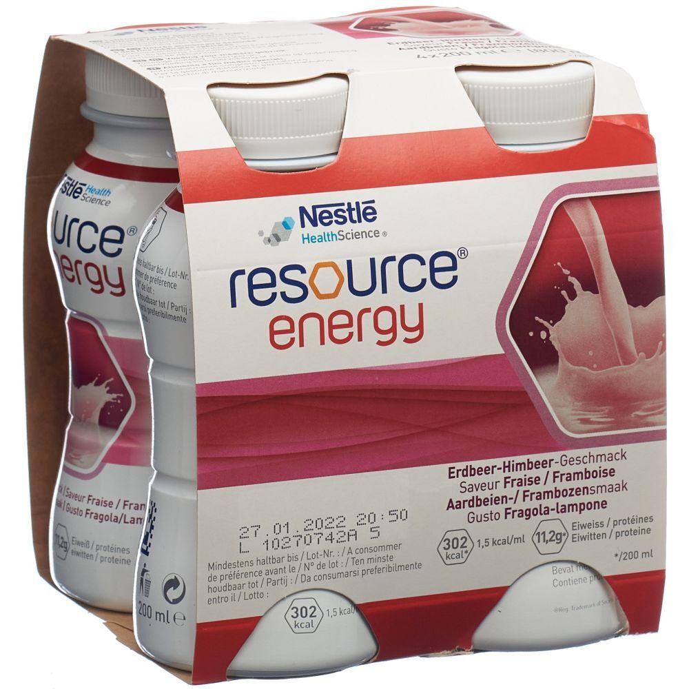 Nestle Resource® Energy Fraise et Framboise