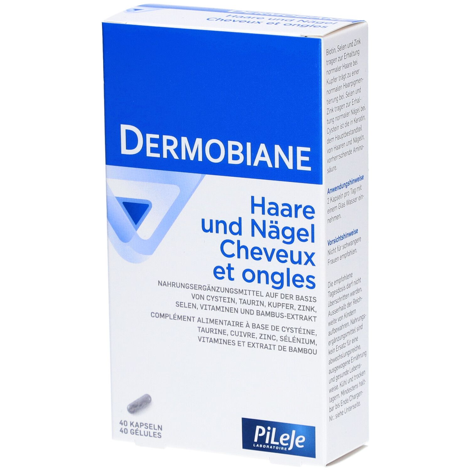 PiLeJe Dermobiane Cheveux et Ongles