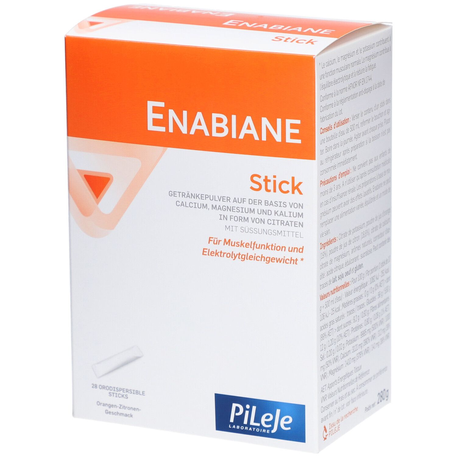 Enabiane Stick Goût orange citron