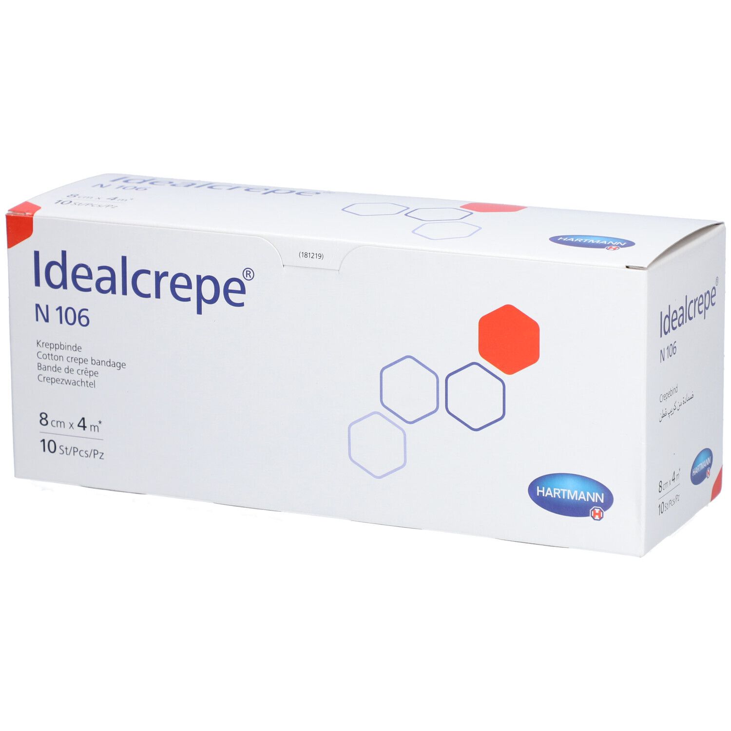 Hartmann Idealcrepe® Bande de crêpe 4 m x 8 cm