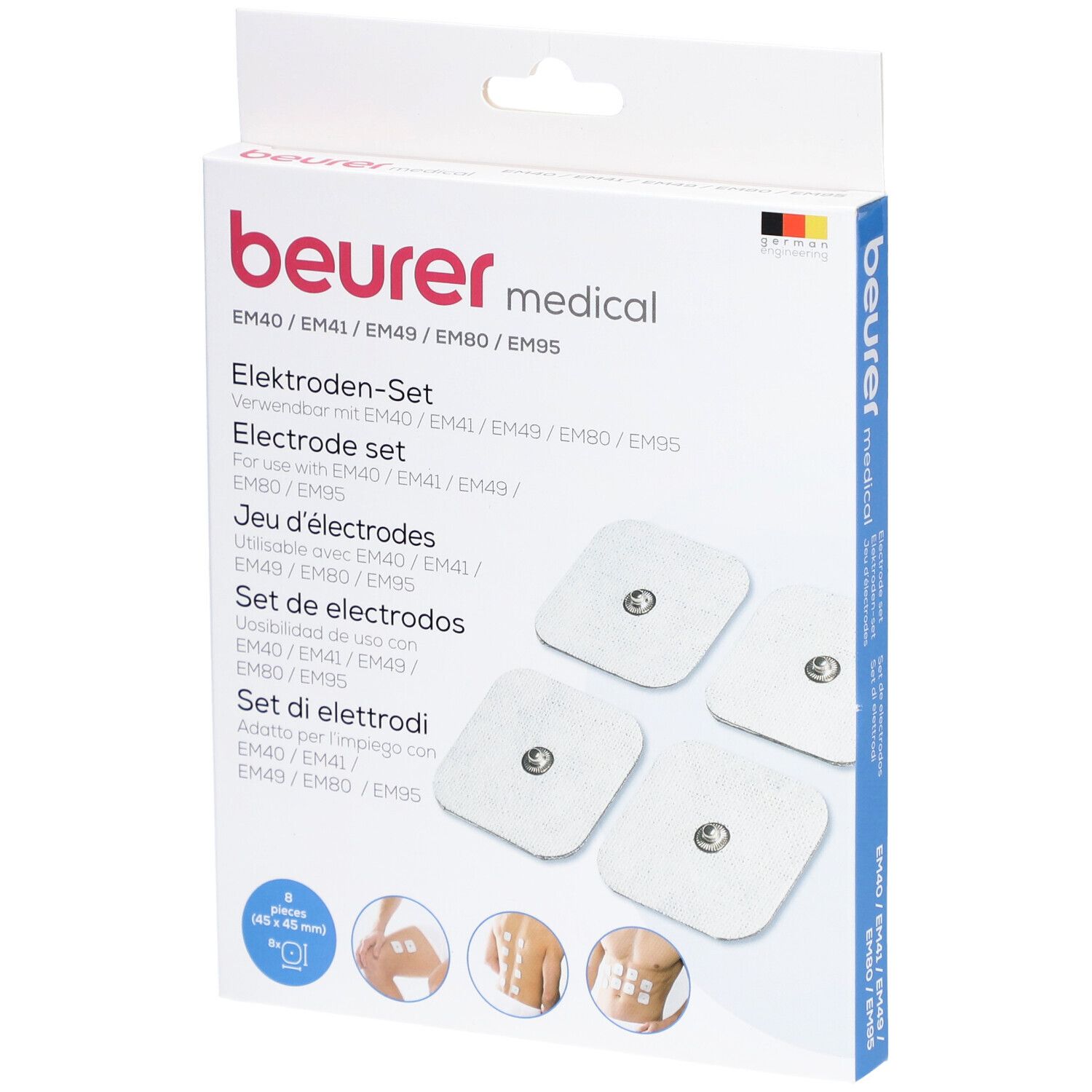 Beurer Medical Jeu d'électrodes