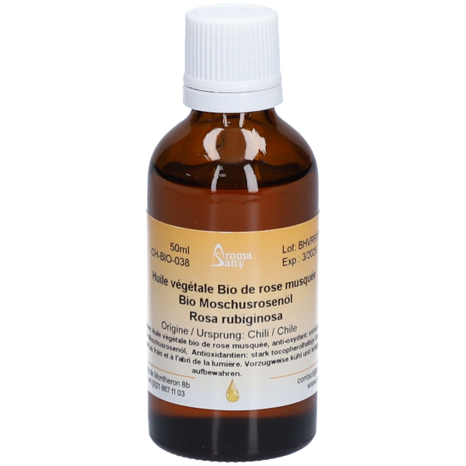 Aromasan Moschusrosenöl Bio 50 ml Ätherisches Öl