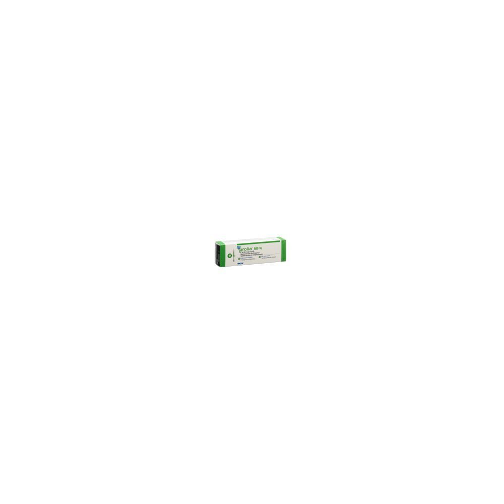 Kartonverpackung, grün-weiß. Text: PROLIA 60 mg/ml m Nadelschutz Fertspr. Aufschrift und Logos. Rechteckige Form.