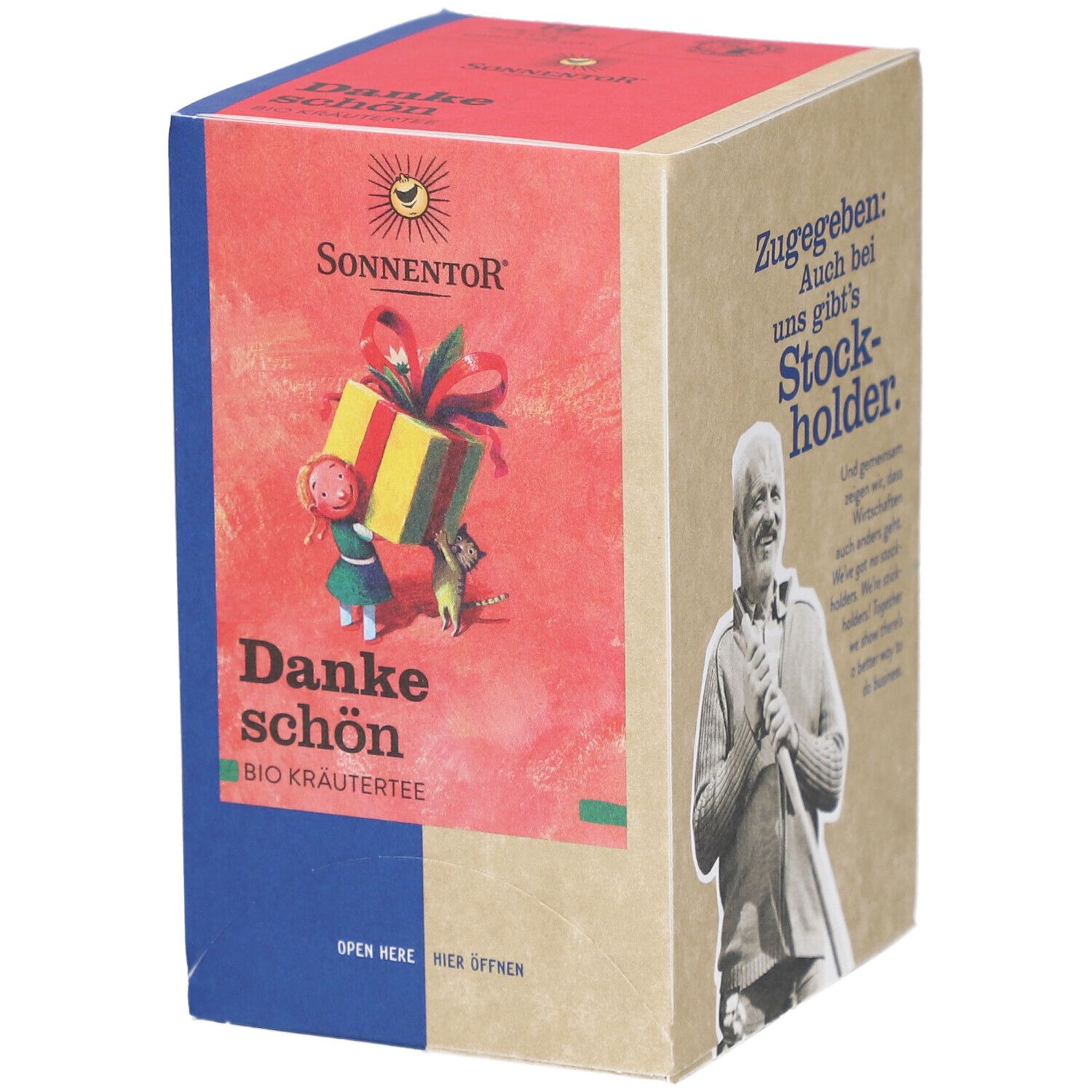 Sonnentor Kräutertee Merci bio - Mischung aus aromatischen und blühenden Pflanzen