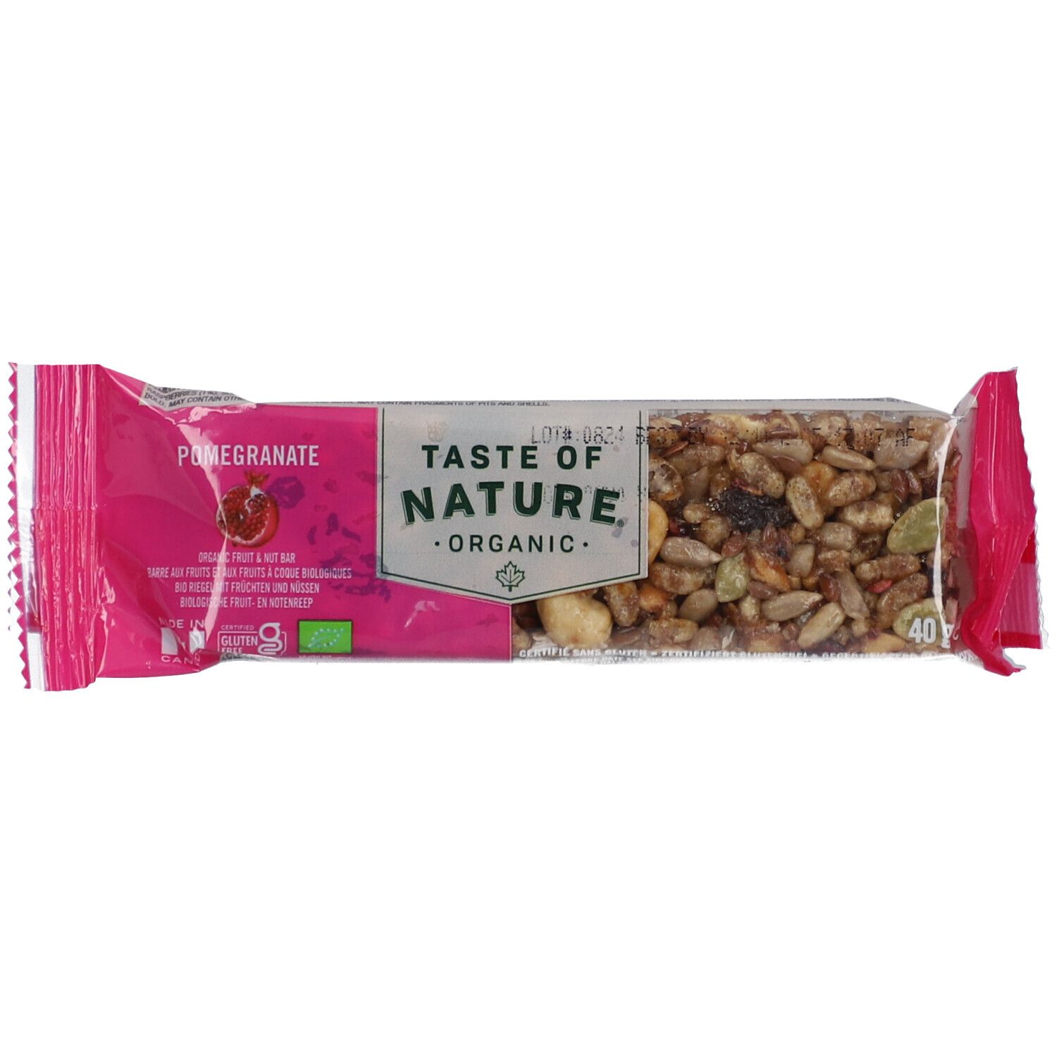 Taste Of Nature Pomegranate Bio Müsliriegel