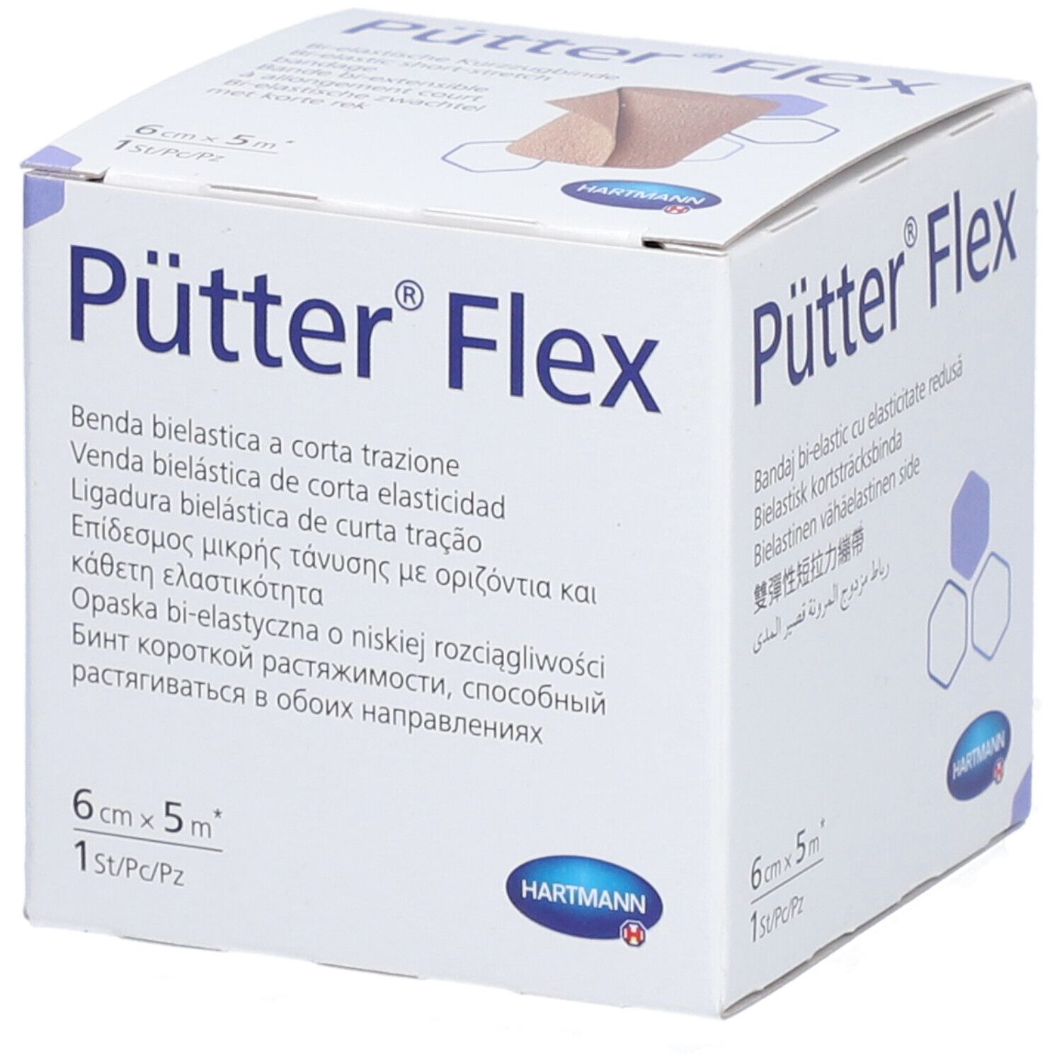 Hartmann Pütter®Flex Bande de compression 6 cm x 5 m