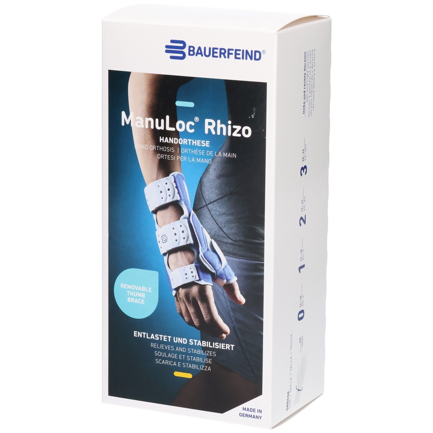 Bauerfeind ManuLoc® Rhizo Handgelenk- und Daumenorthese