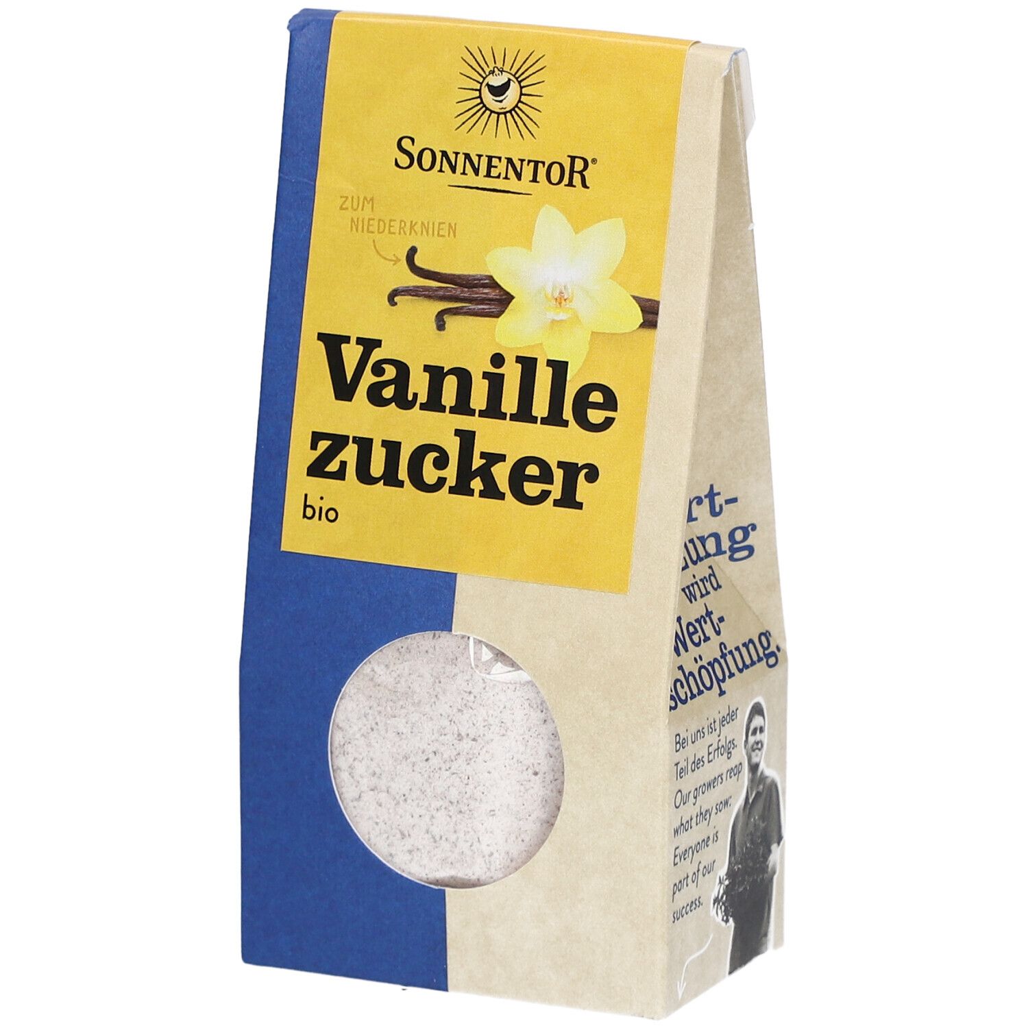 Sonnentor Bio Vanille Zucker - Mischung aus Zucker & Bourbon Vanille