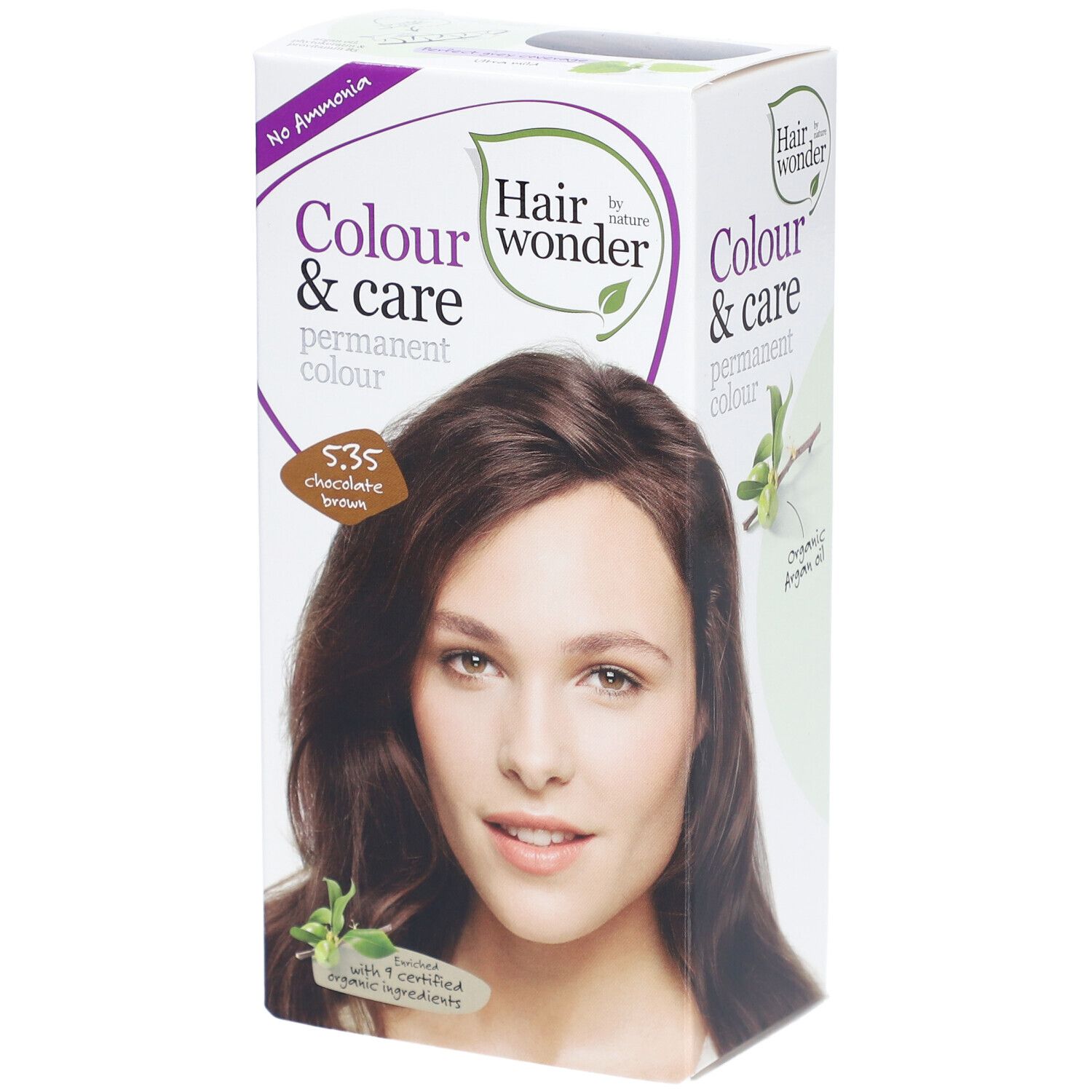 Henna Hairwonder Colour & Care 5.35 brun chocolat