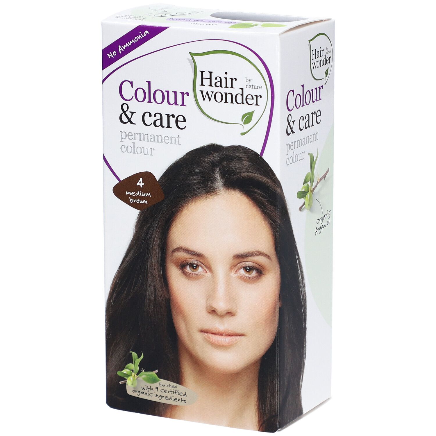 Henna Hairwonder Colour & Care 4 brun