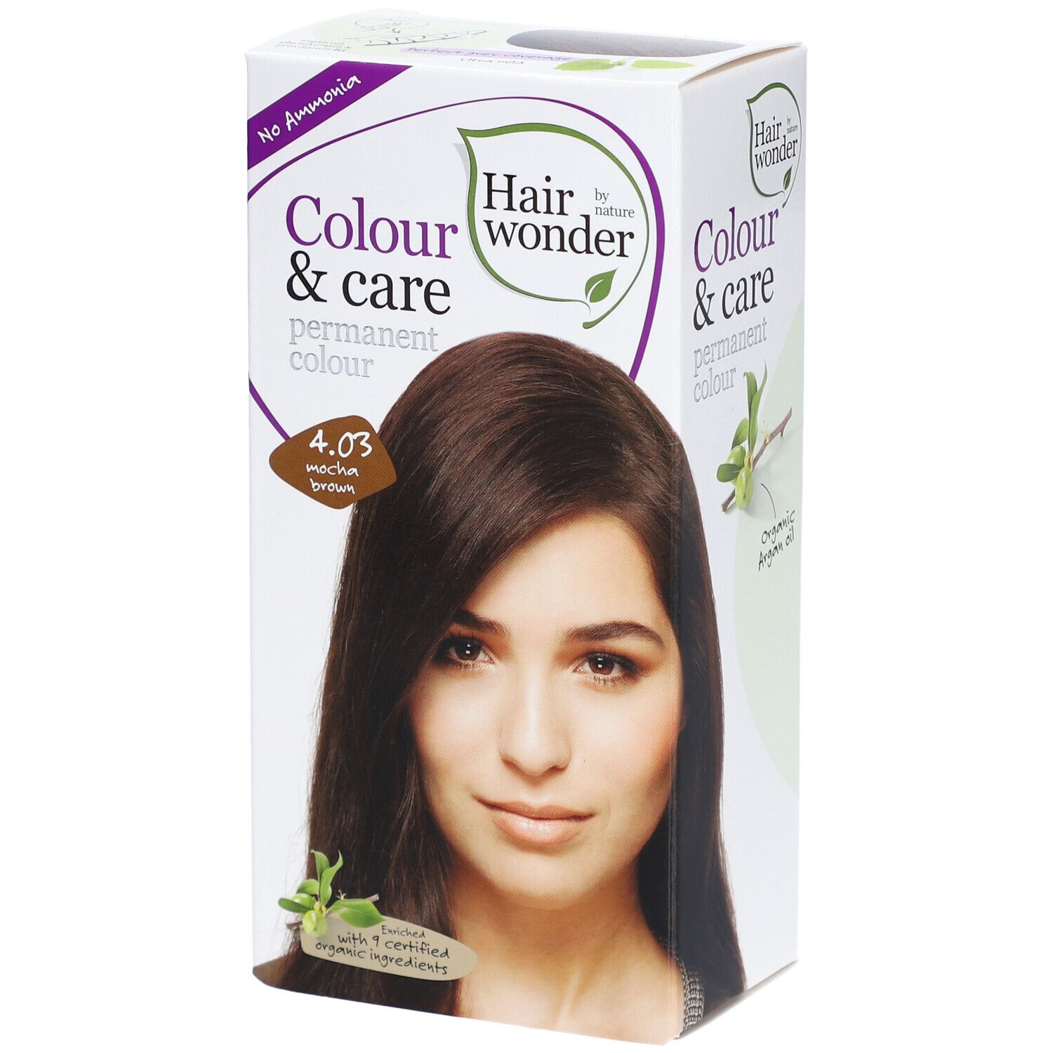 Henna Hairwonder Colour & Care 4.03 brun moka