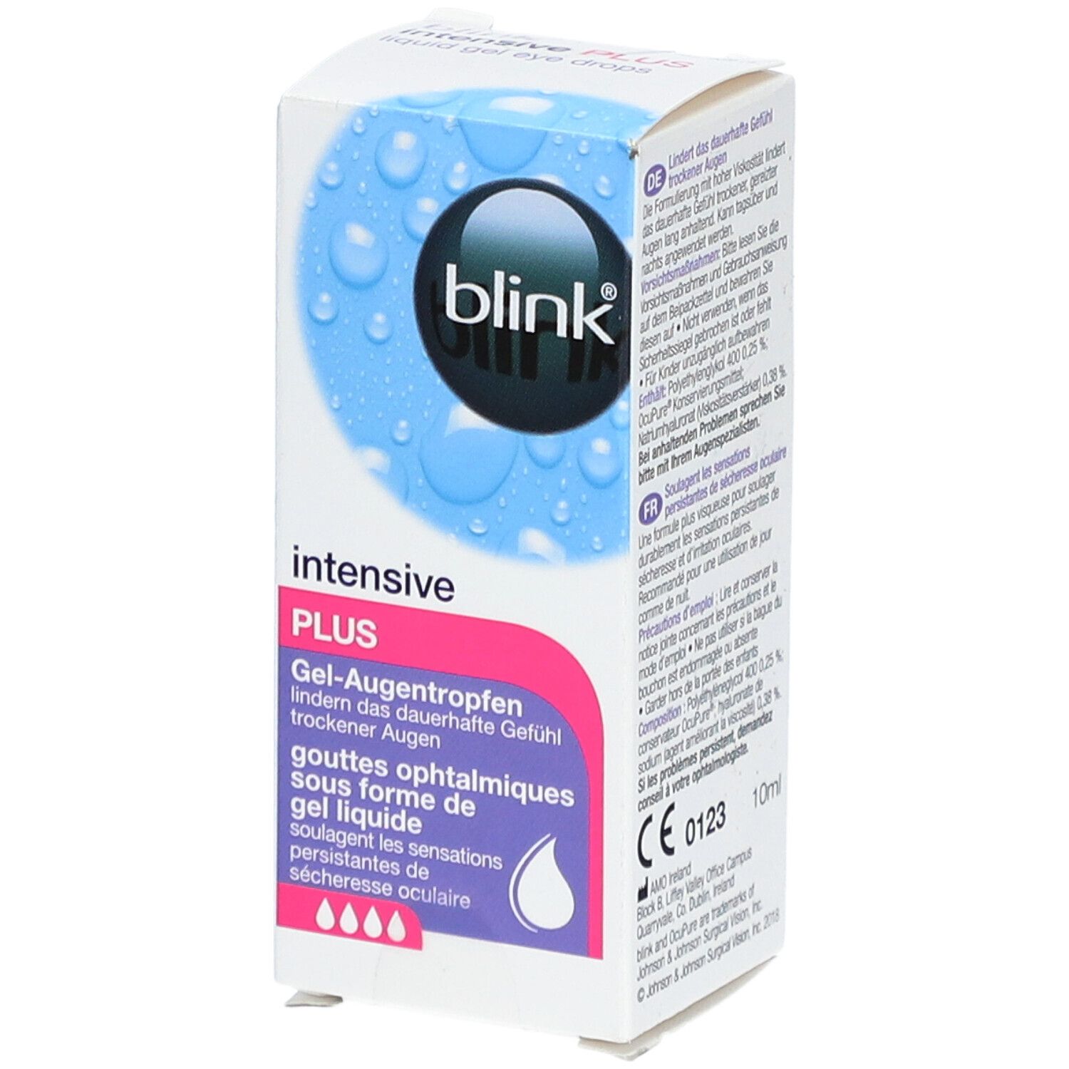 Blink Intensive Plus - Gouttes ophtalmiques sous forme de gel liquide