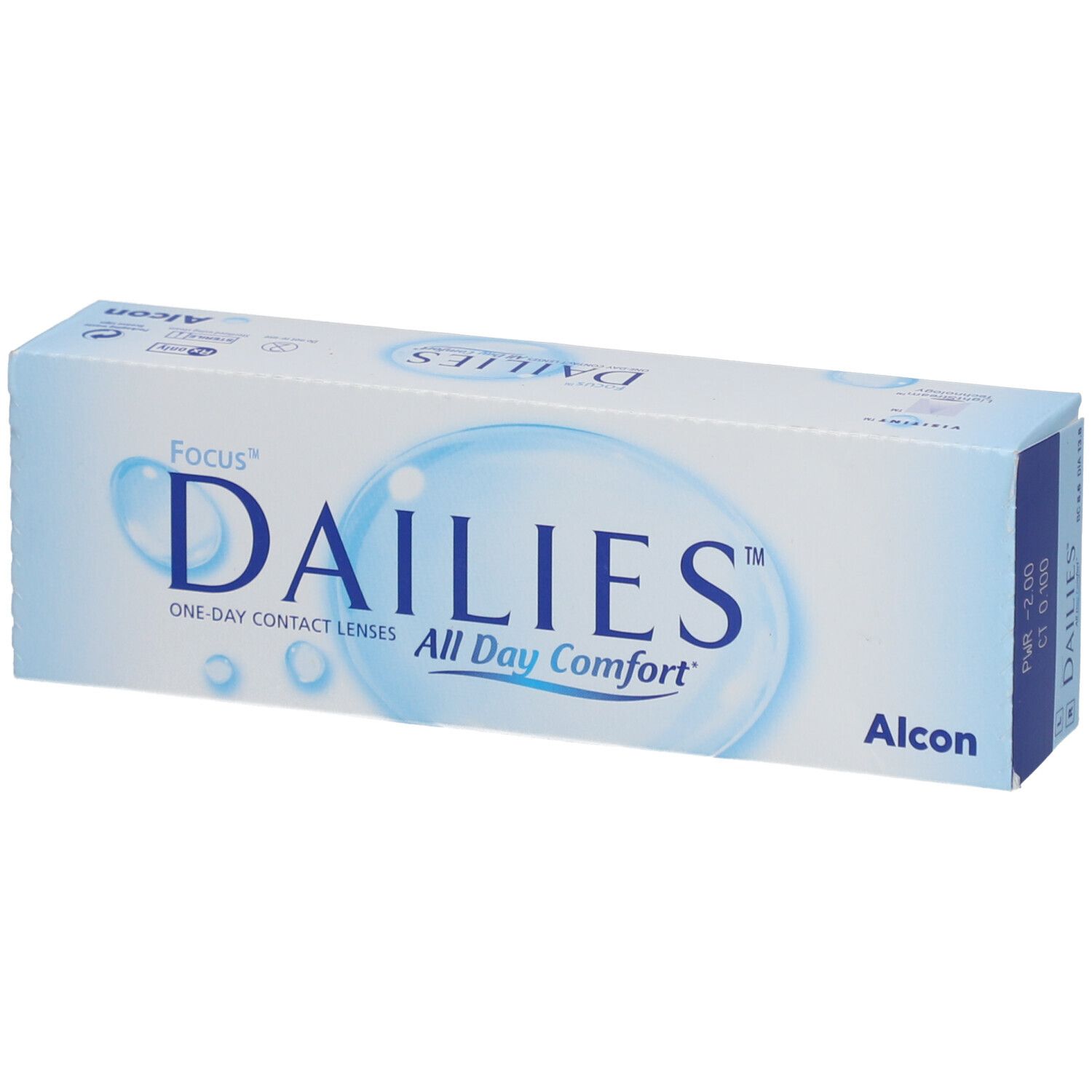 Alcon Focus™ Dailies™ All Day Comfort Lentilles de contact journalières -2.00 dpt