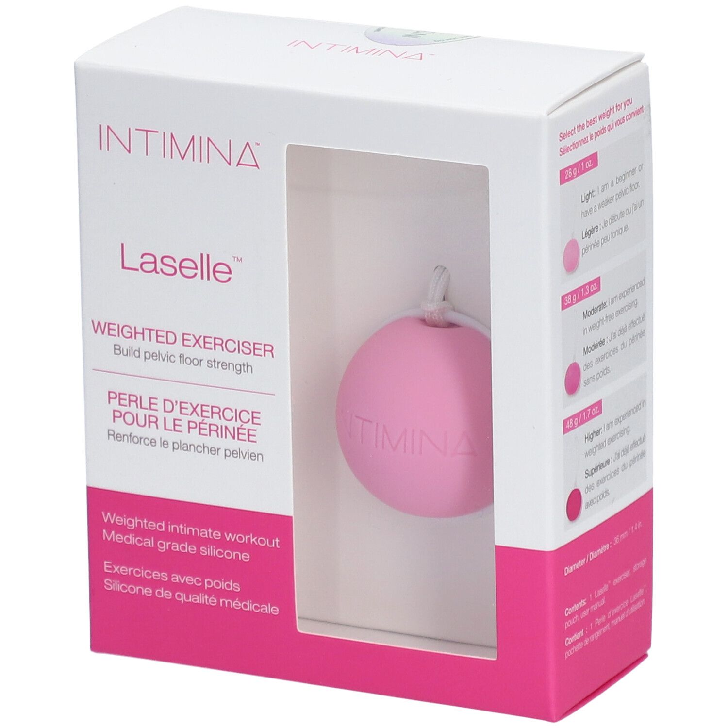 Intimina Laselle™ Perle d'exercice pour le périnée - Taille S