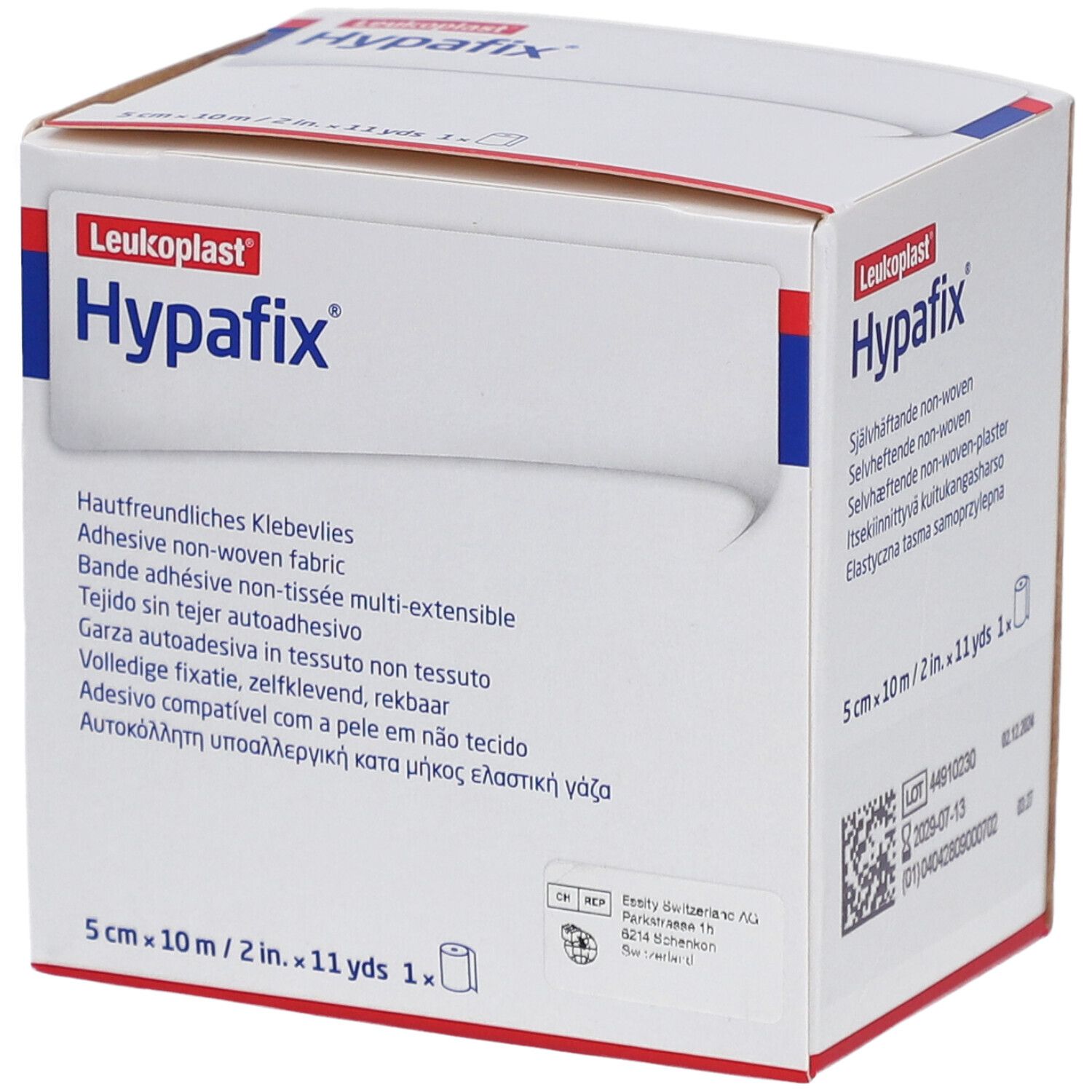 Hypafix Klebevlies 5cmx10m Rolle 1 St Verband