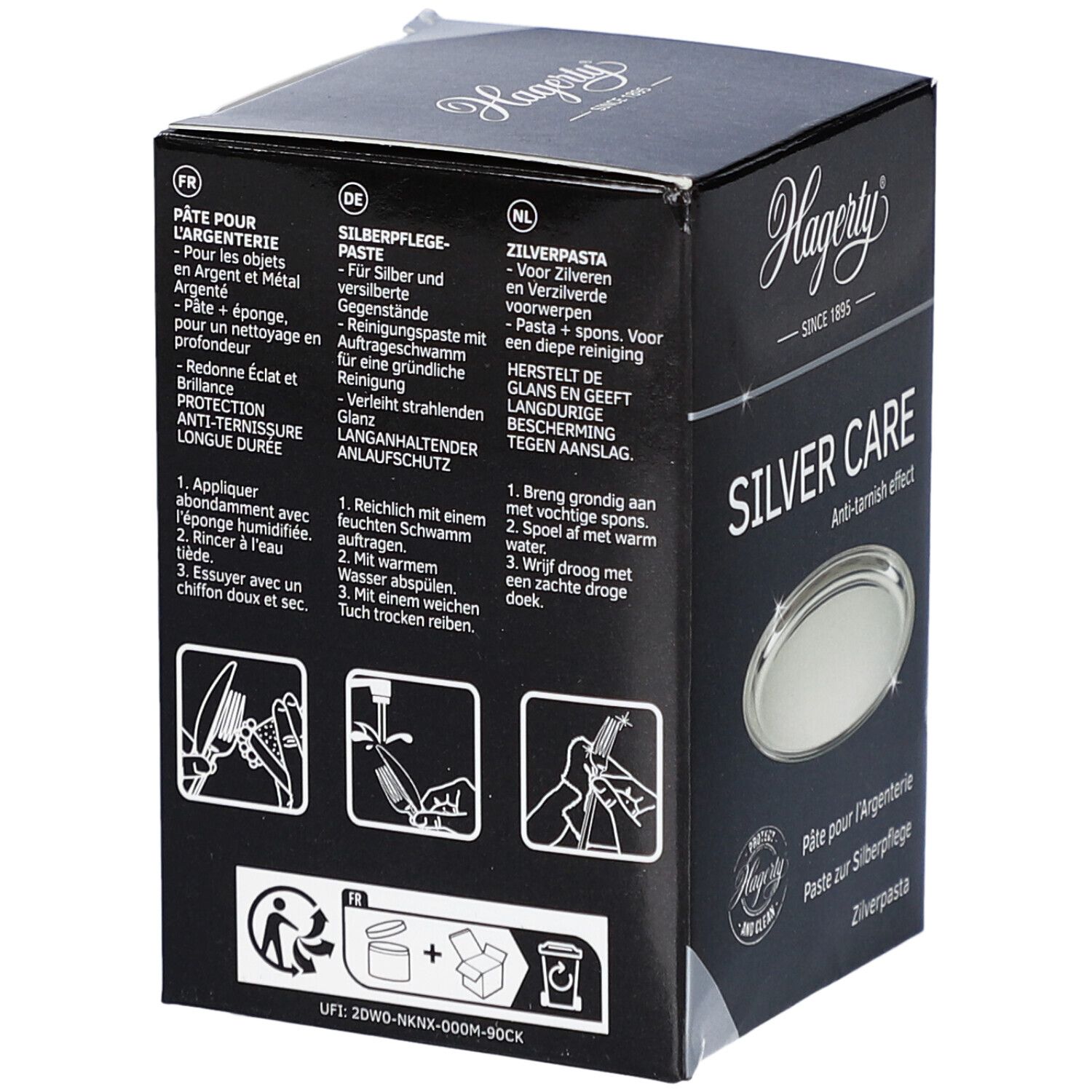 Hagerty® Silver Care Silberpflegepaste mit Anlaufschutz – inkl. Schwamm view 2
