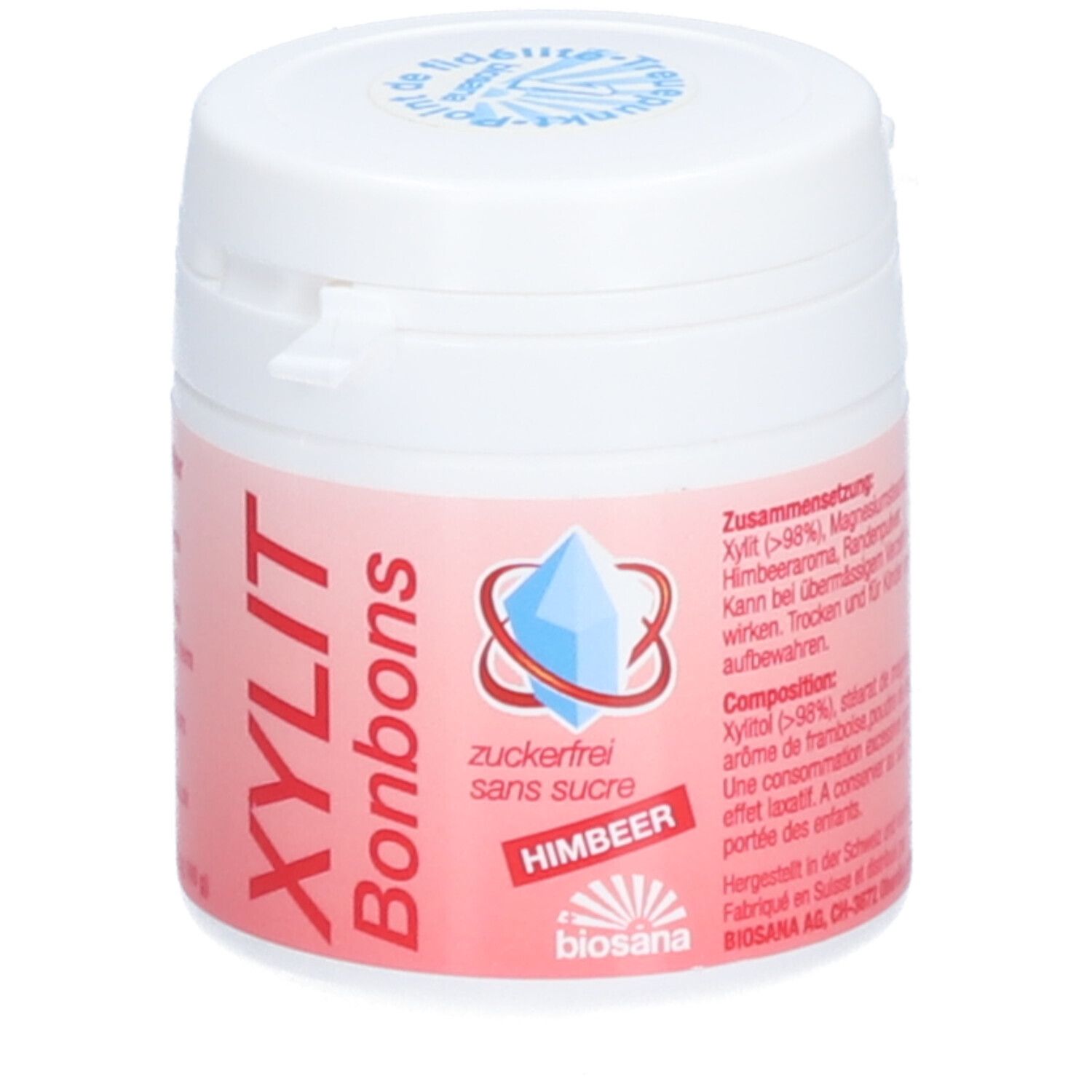 Biosana Xylit bonbons framboise