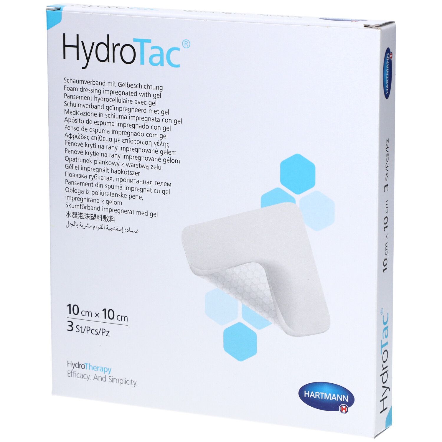Hartmann Hydrotac® Hydroaktives Pflaster 10 x 10 cm steril