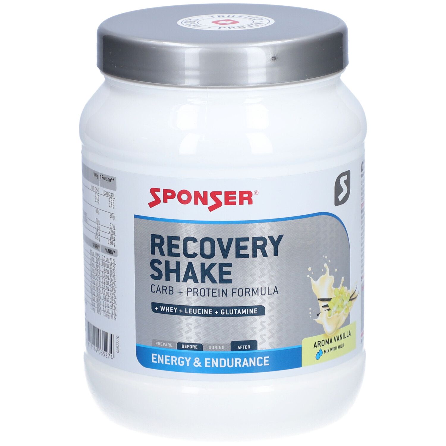 Sponser Recovery Shake Vanille
