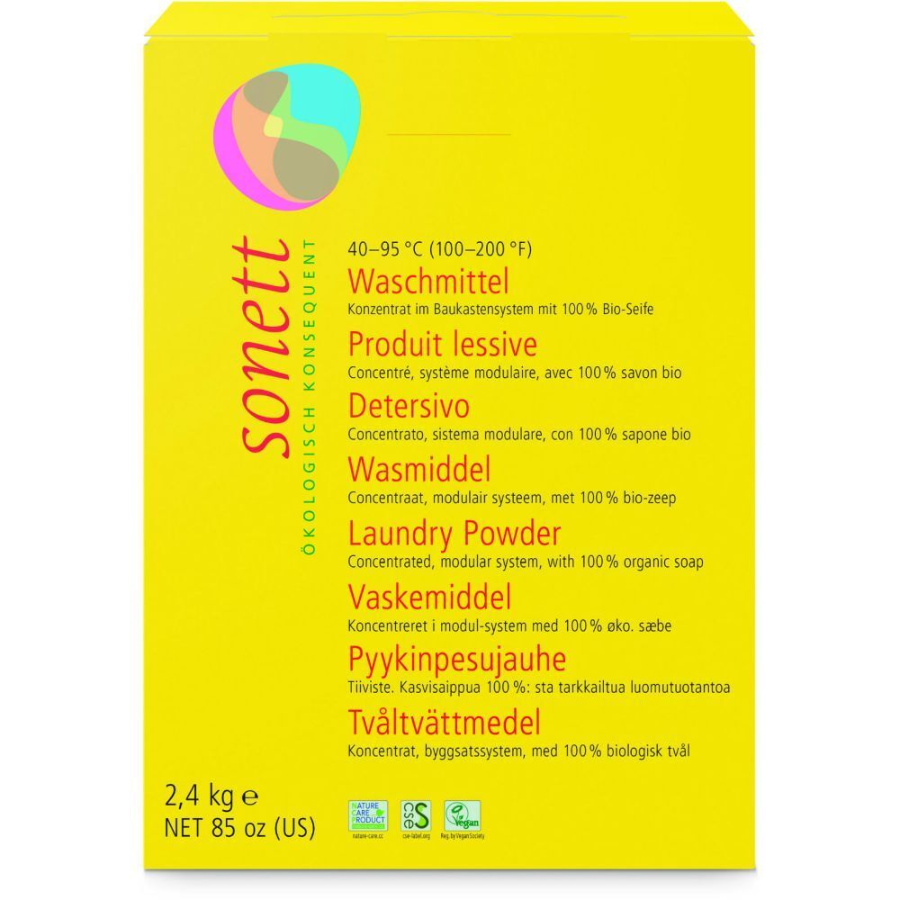 Sonett Lessive en poudre concentré 40° 60° 95°C