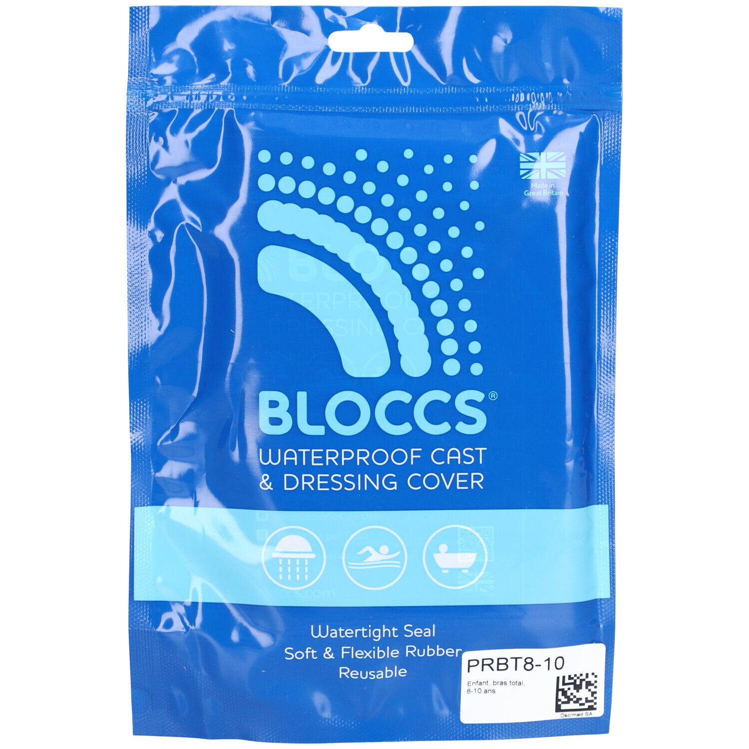 Bloccs Protège-plâtre de Bras  Pour la douche 20-33/53cm Enfant