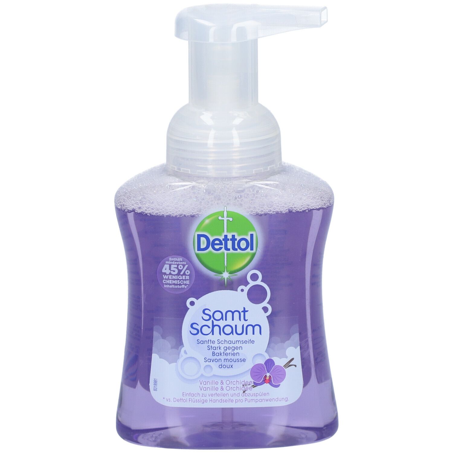 Dettol Savon mousse doux Vanille & Orchidée