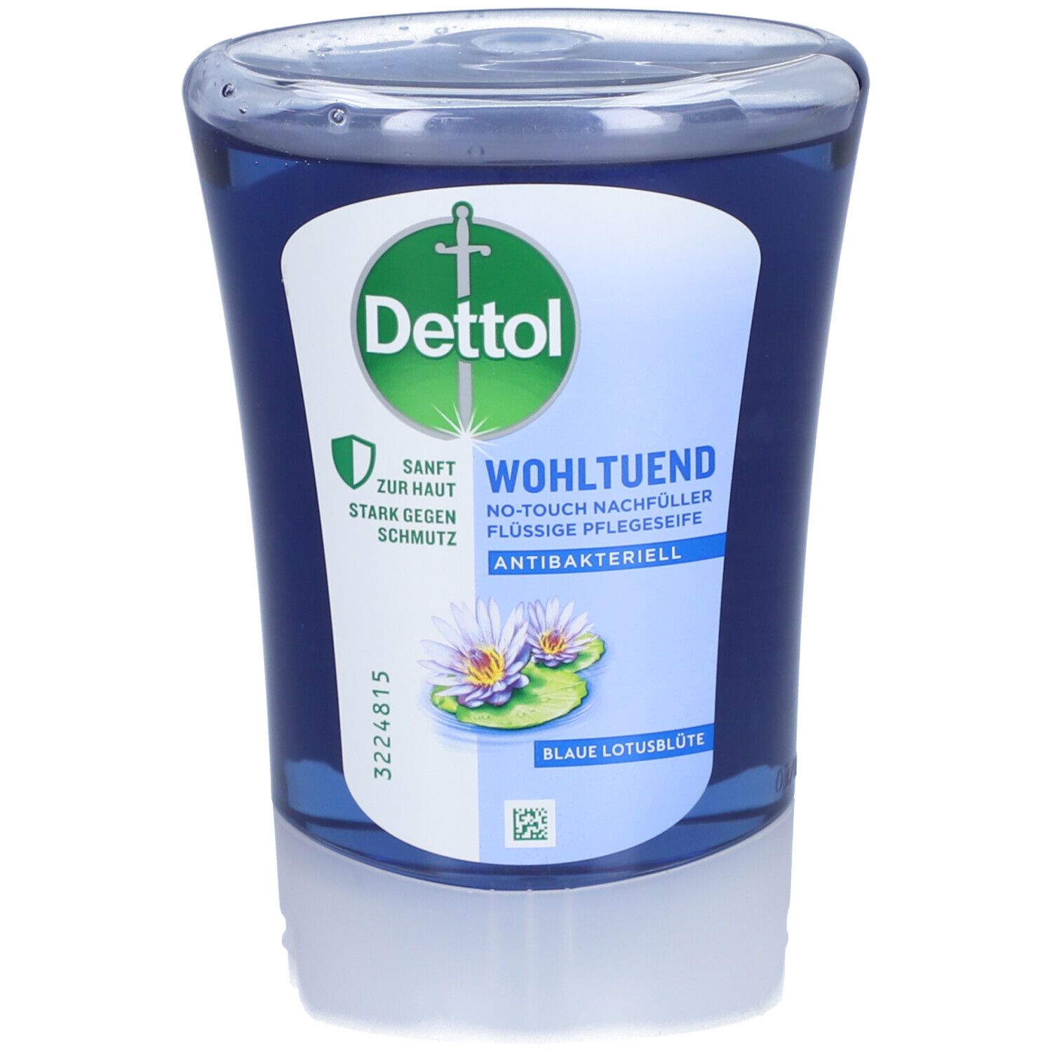 Dettol No-Touch Savon liquide pour les mains Fleur de Lotus Bleu
