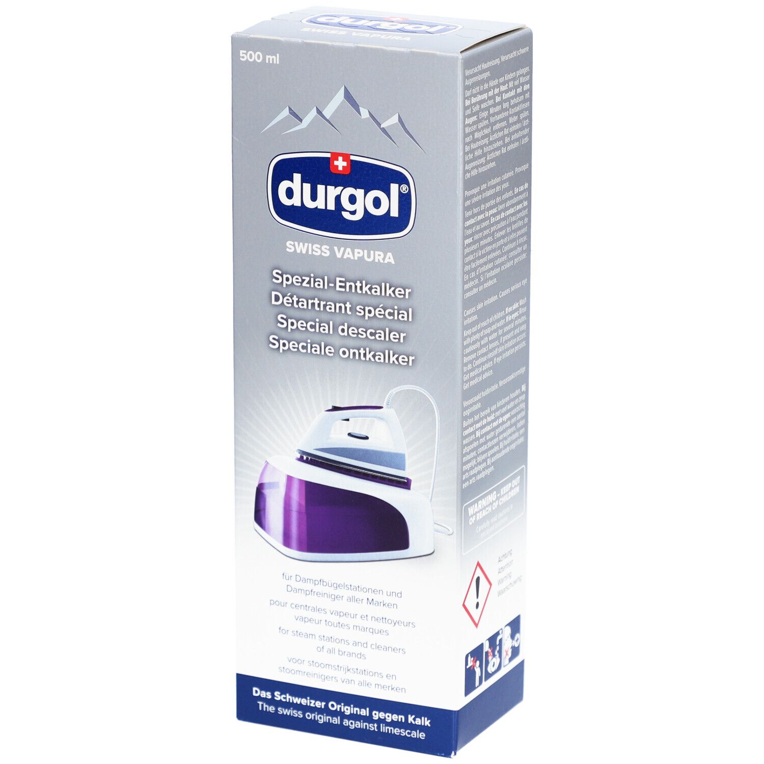 Durgol Détartrant spécial Centrales vapeur et nettoyeurs vapeur