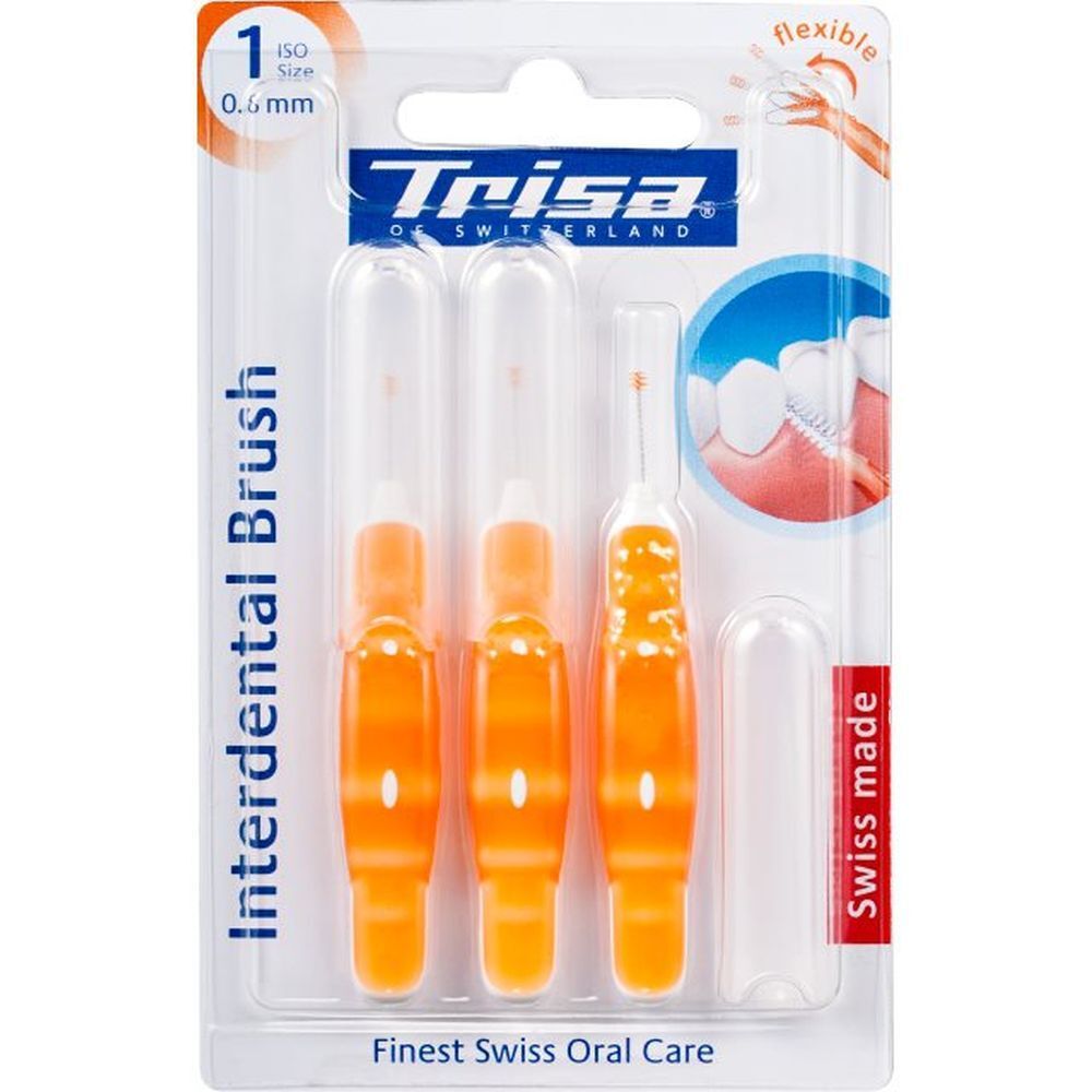 Trisa Brossettes interdentaires Taille 1 0,8 mm