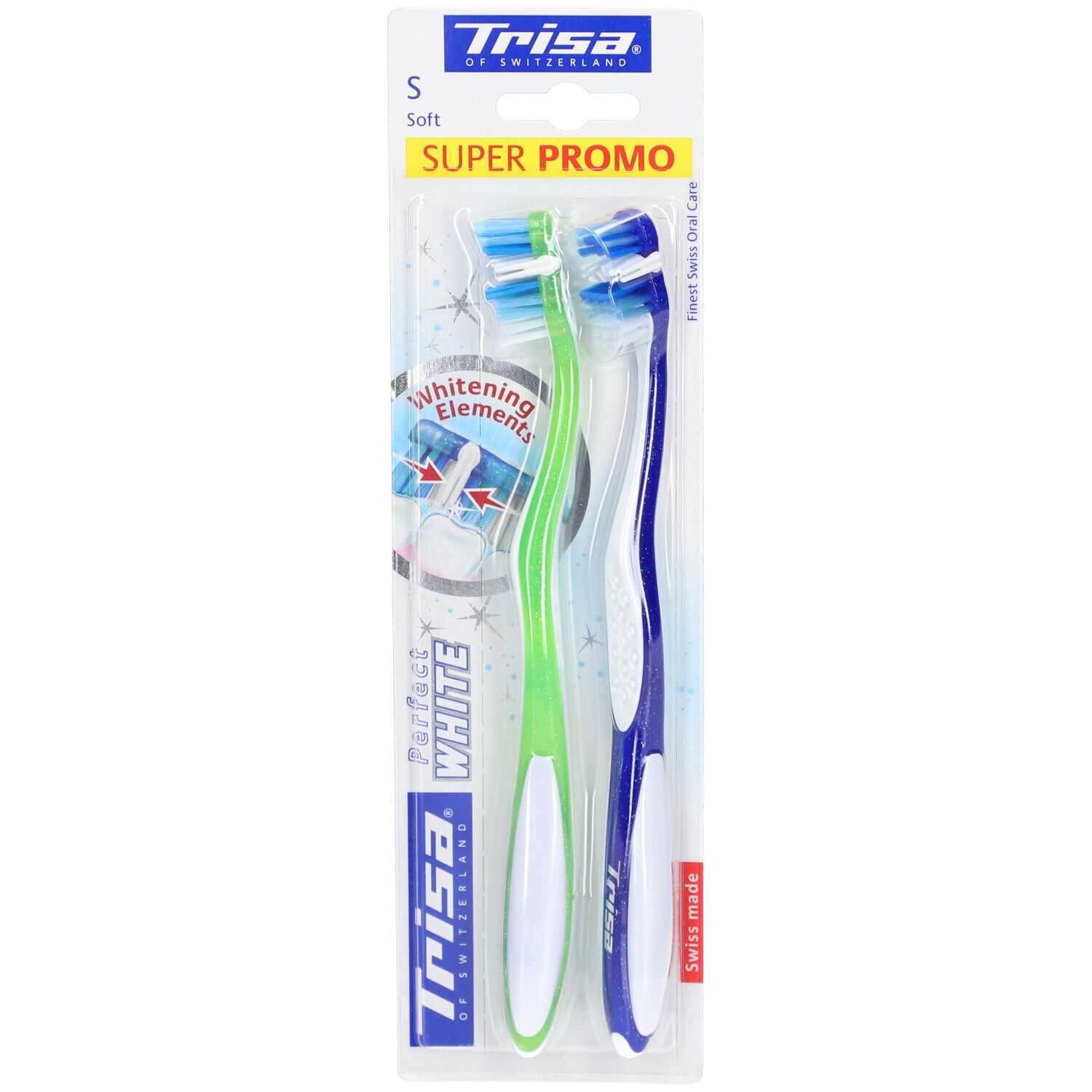 Trisa Brosse à dents Perfect White Douce Duo