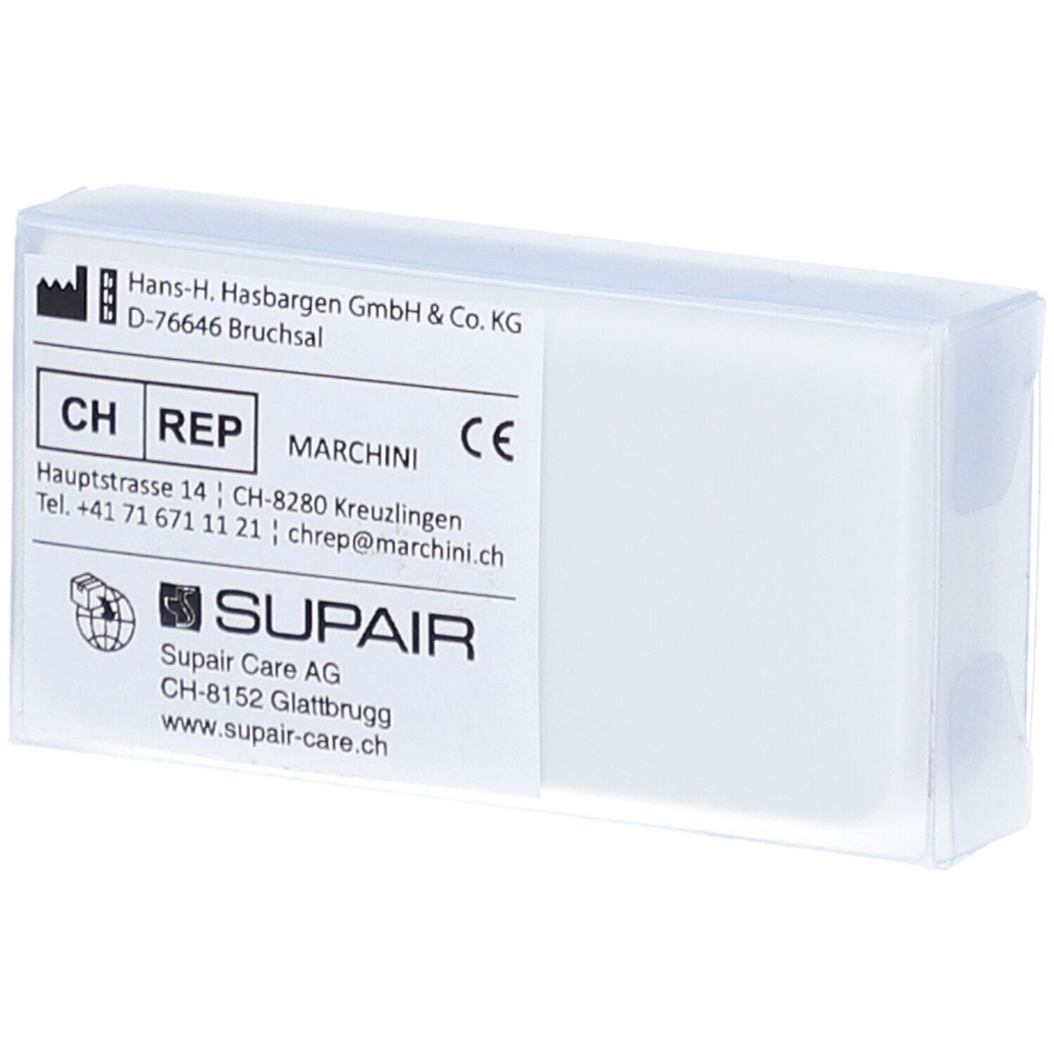 Supair Pilulier journalier petit - 3 compartiments - blanc