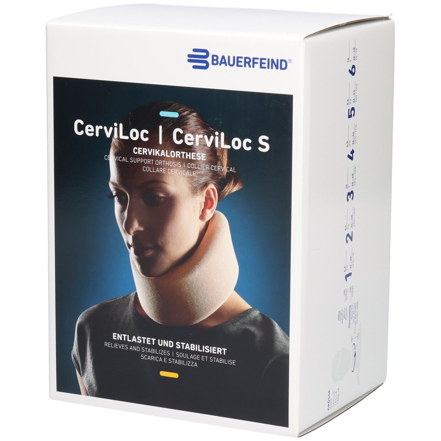 Bauerfeind CerviLoc Stabilorth Gr5 beige