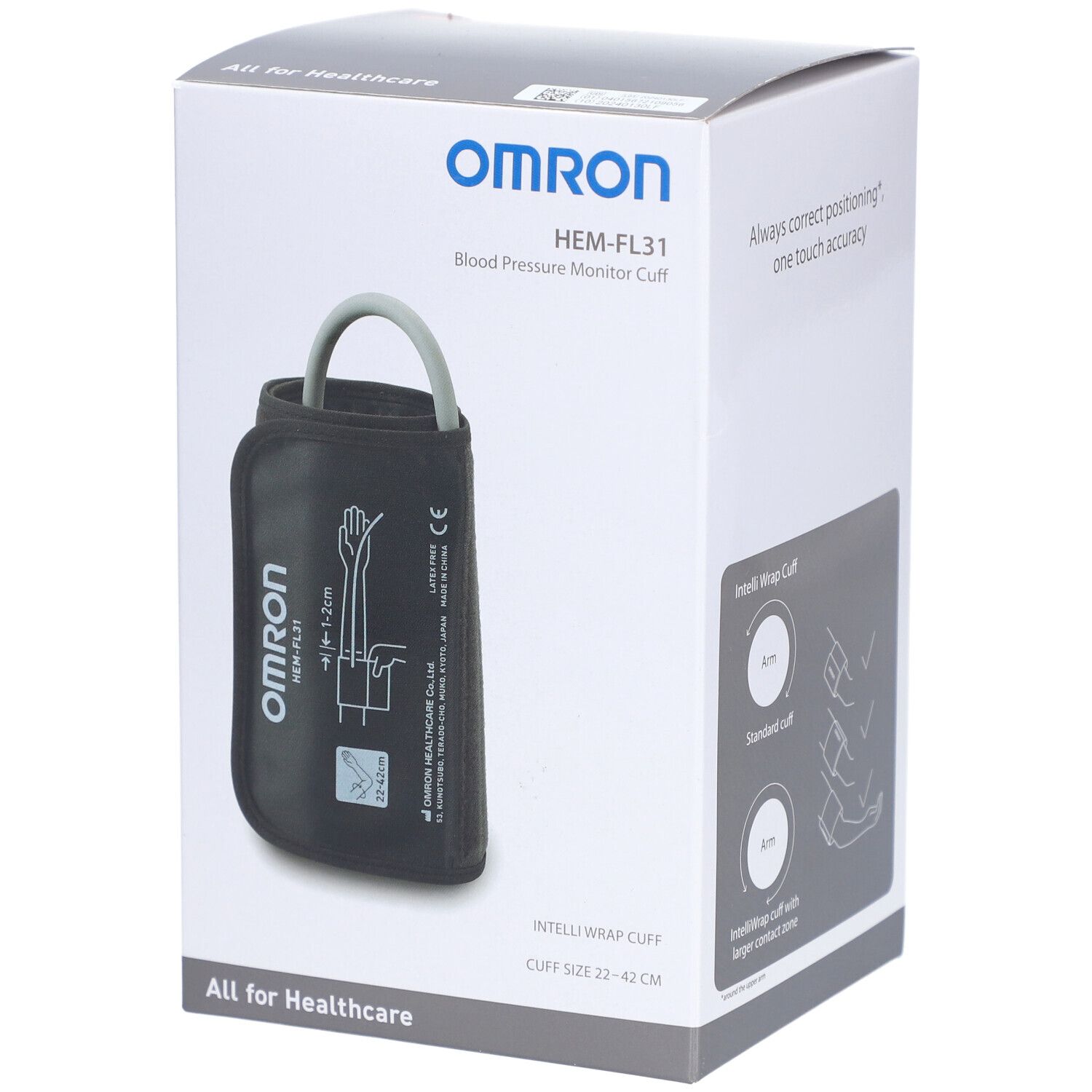 Omron Intelli Wrap Brassard de pression sanguine Hem-Fl31-E 22-42 cm