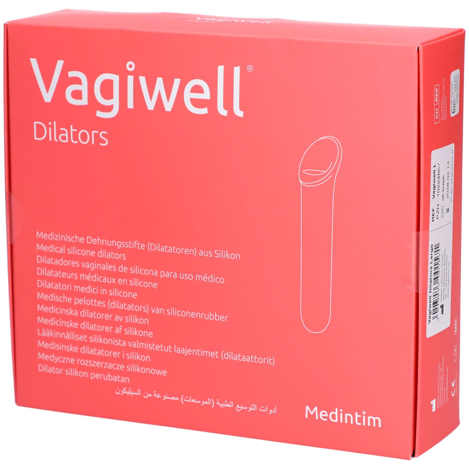 Vagiwell Dilator Set Large mit Grösse 3-5